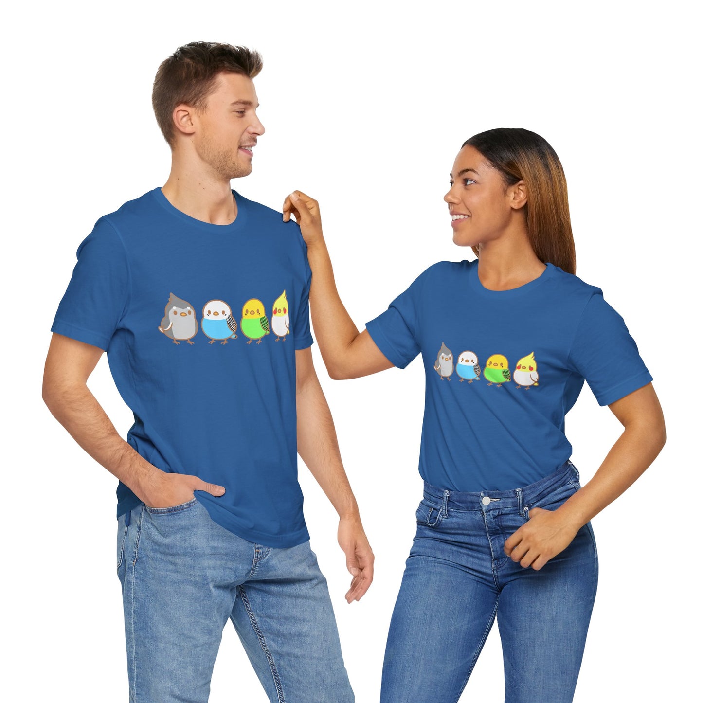 Chirpy Flock Bird T-Shirt – Cute Tee for Animal Lovers - WhimSpin - https://whimspin.com