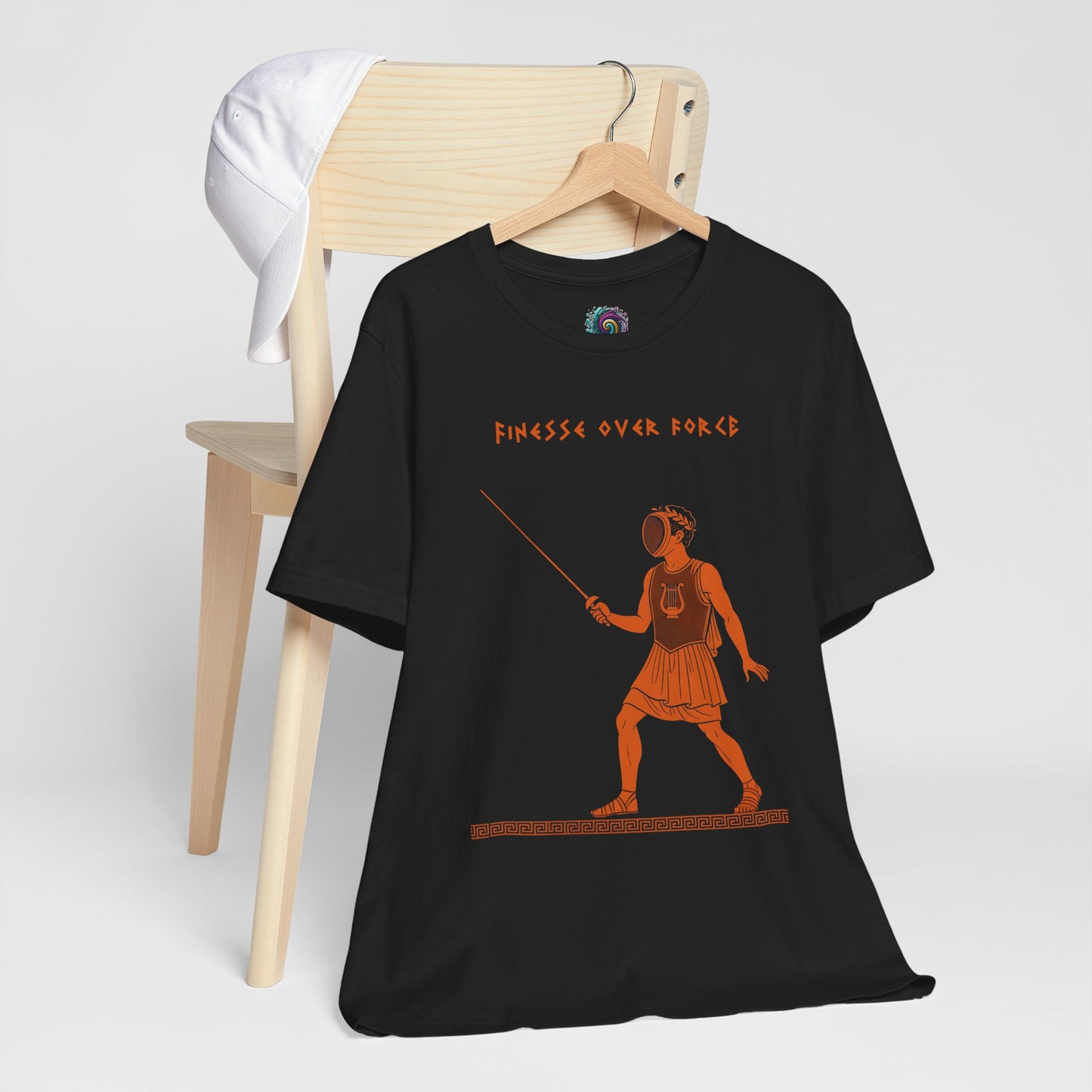 Finesse Over Force T-Shirt – Unisex Fencing Tee for Tactical Athletes - WhimSpin - https://whimspin.com