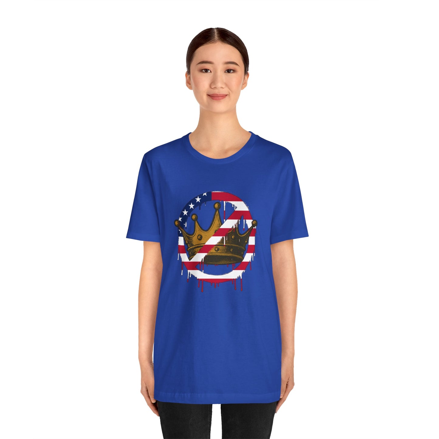 No Kings Protest T-Shirt – Anti-Authoritarian Democracy Graphic Tee