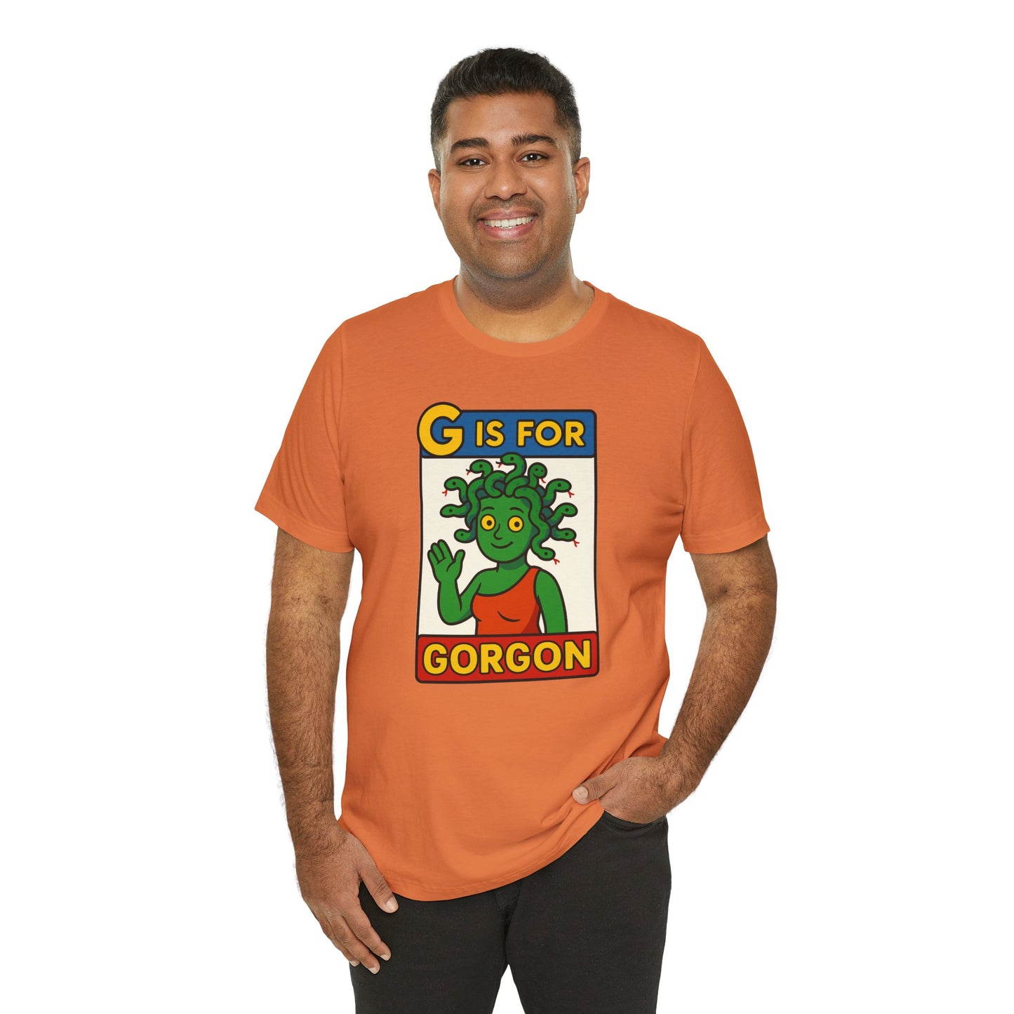 G Is for Gorgon T-Shirt – Funny Gorgon Legend Alphabet Tee