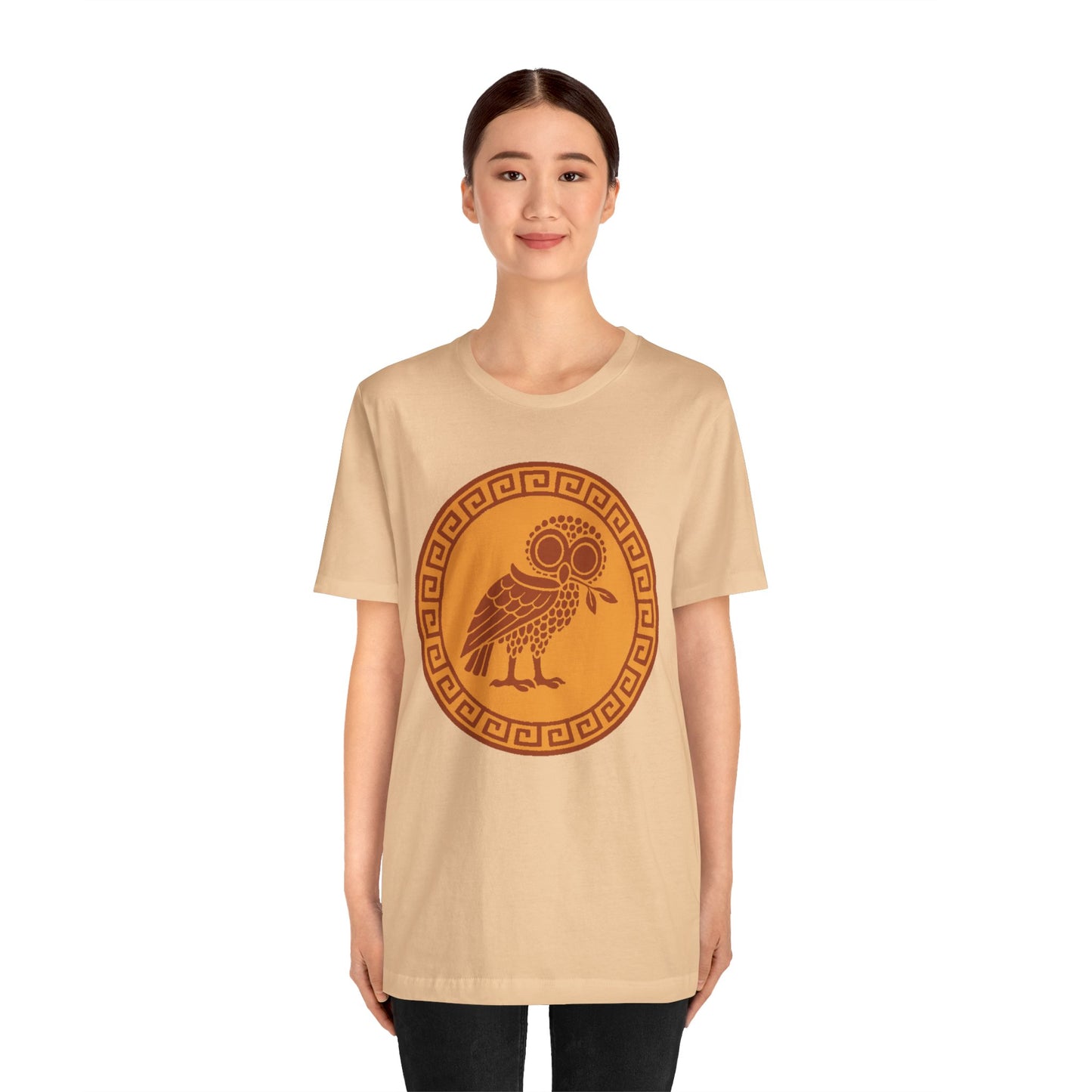Athena’s Owl T-Shirt – Greek Mythology Bird Tee