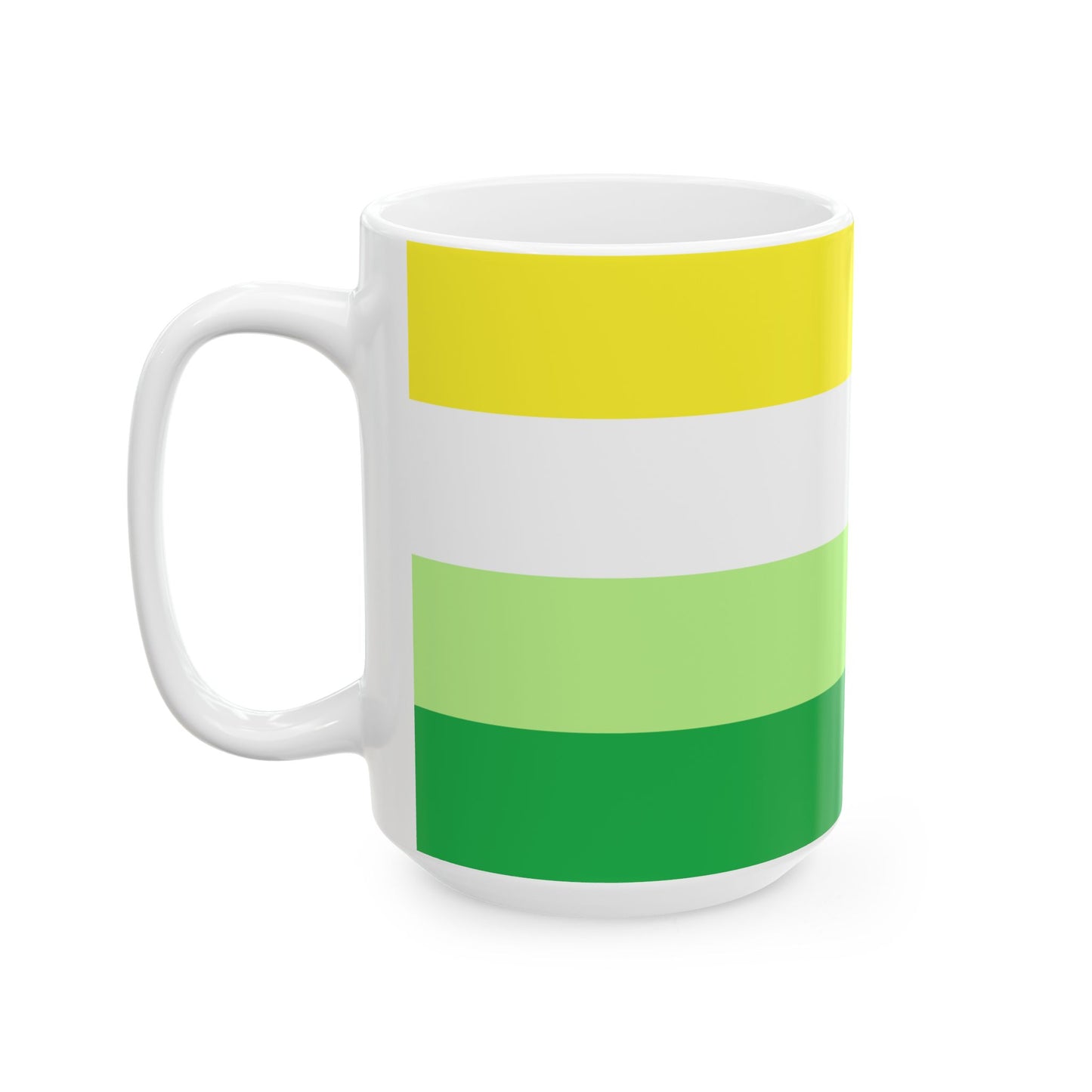 Gender Neutral Pride Flag Cup – Vibrant Identity Coffee Mug - WhimSpin - https://whimspin.com