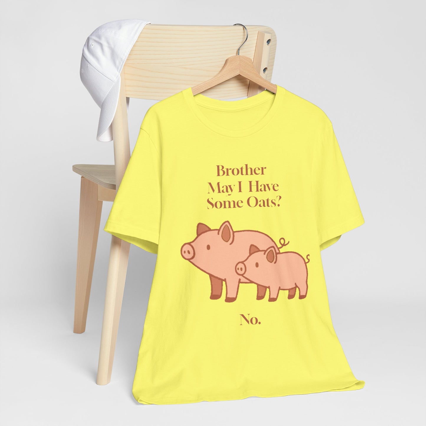 Brother May I Have Some Oats T-Shirt – Funny Viral Pig Meme Tee