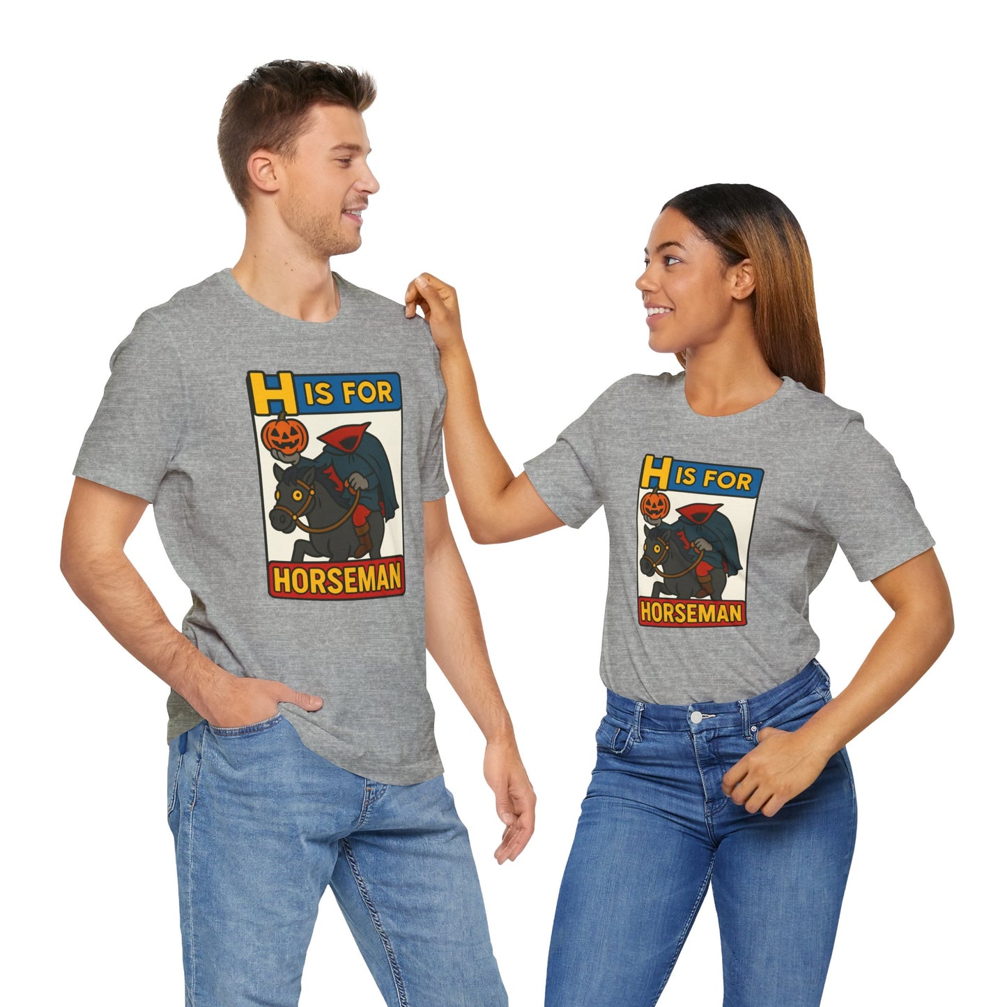 H Is for Horseman Shirt – Headless Horseman Halloween Tee
