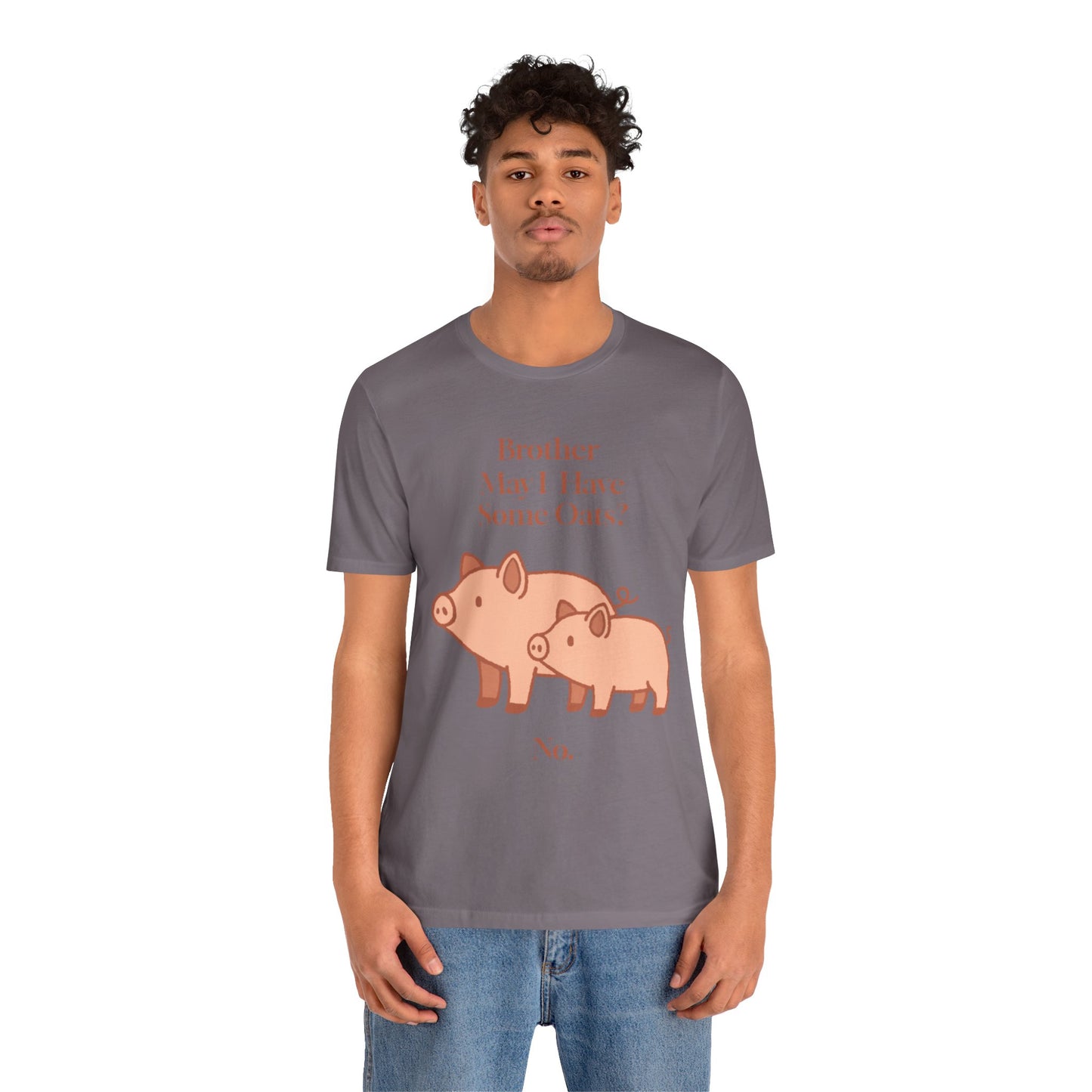 Brother May I Have Some Oats T-Shirt – Funny Viral Pig Meme Tee