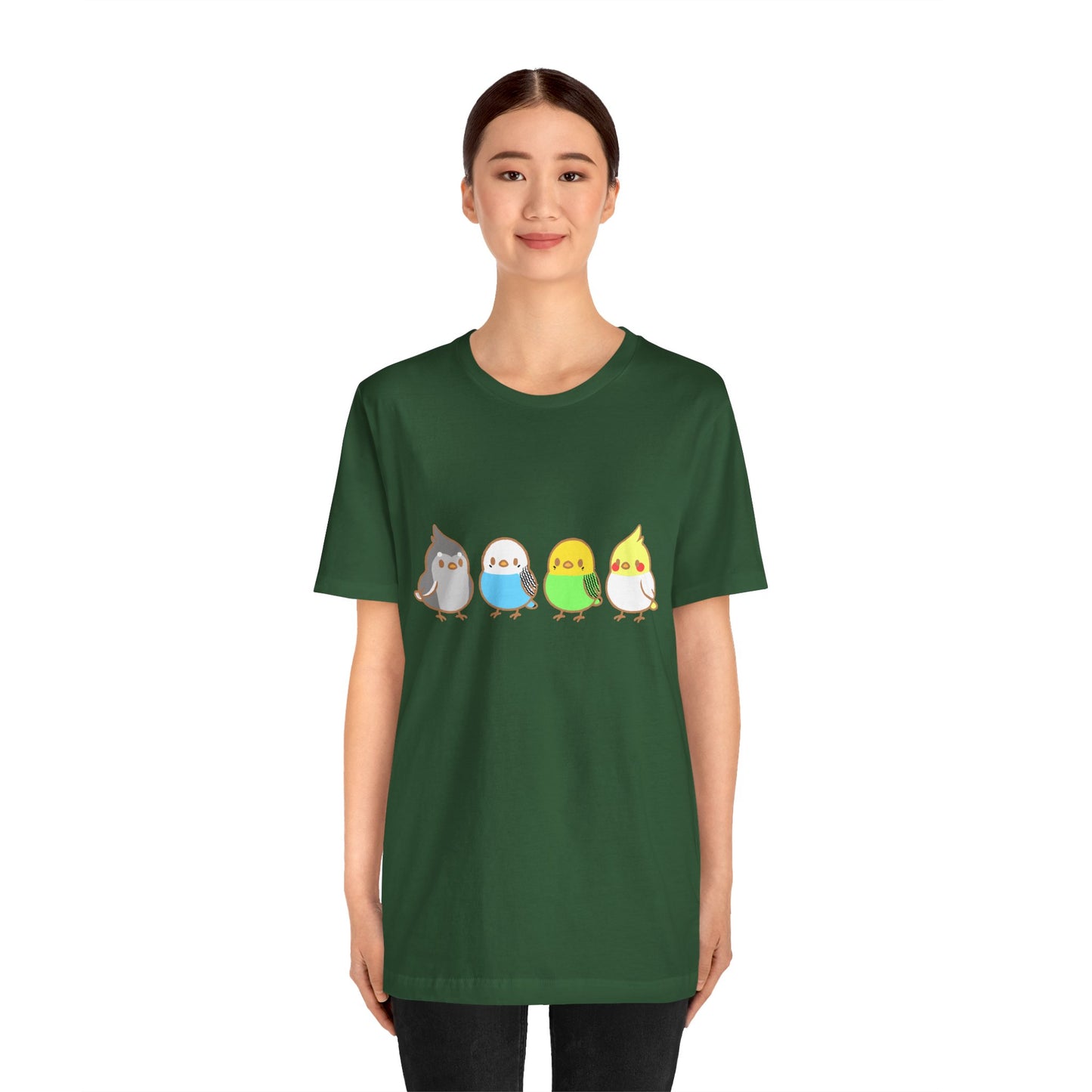 Chirpy Flock Bird T-Shirt – Cute Tee for Animal Lovers - WhimSpin - https://whimspin.com