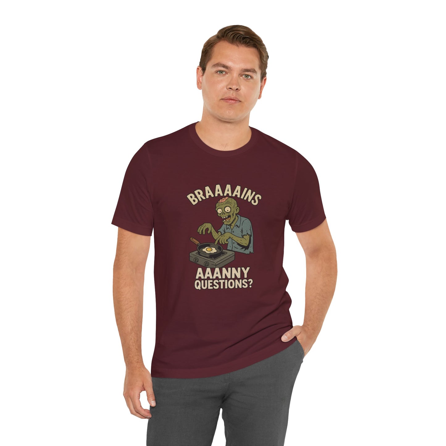 Zombie Brains on Drugs T-Shirt – Funny Halloween Cooking Tee