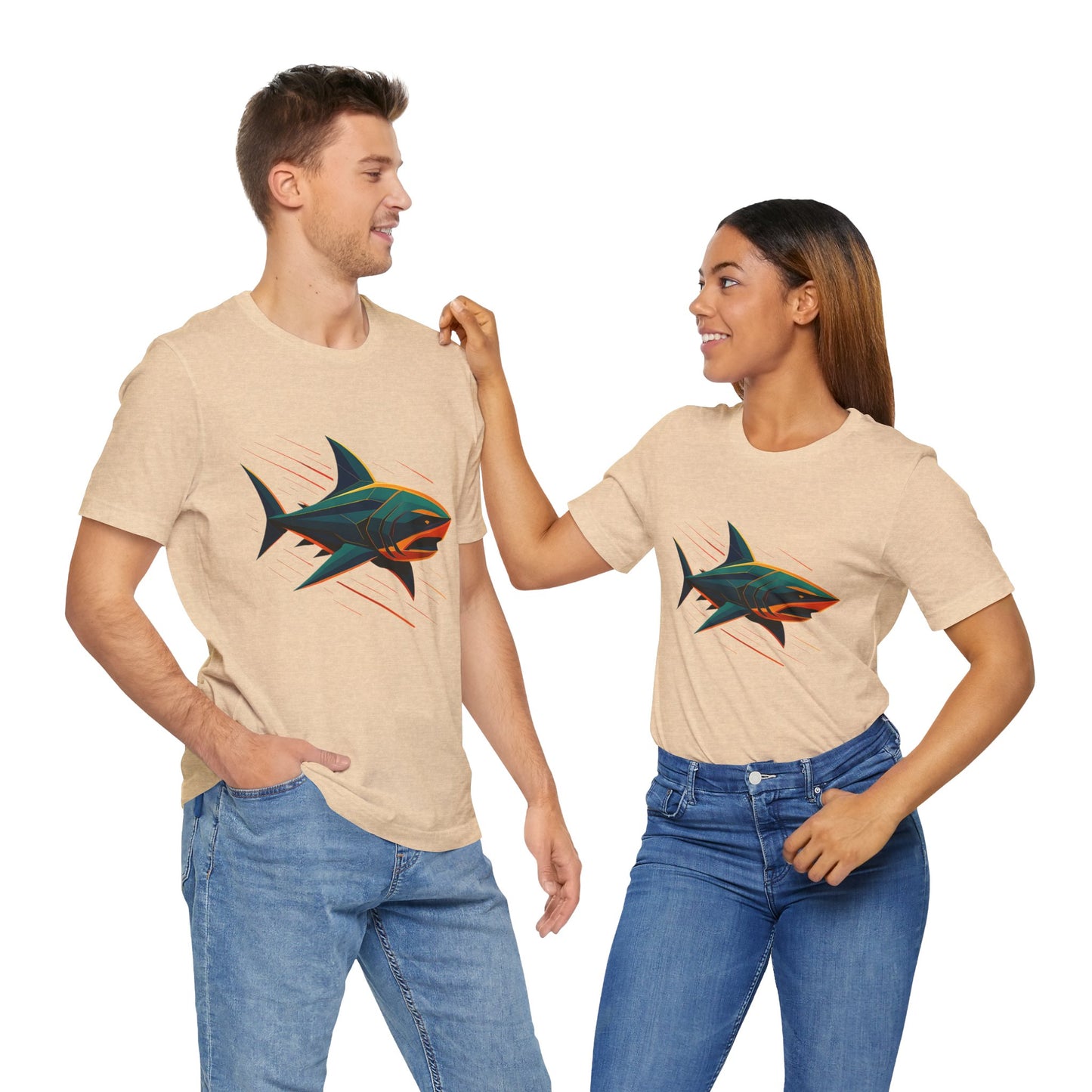 Electric Apex Shark T-Shirt – Bold Ocean Graphic Tee - WhimSpin - https://whimspin.com