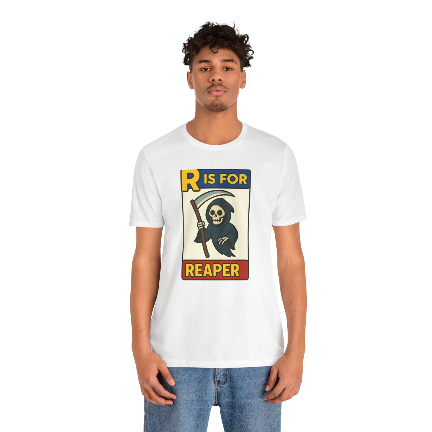 R Is for Reaper T-Shirt – Cute Grim Reaper Shirt from the Monster Alphabet Series