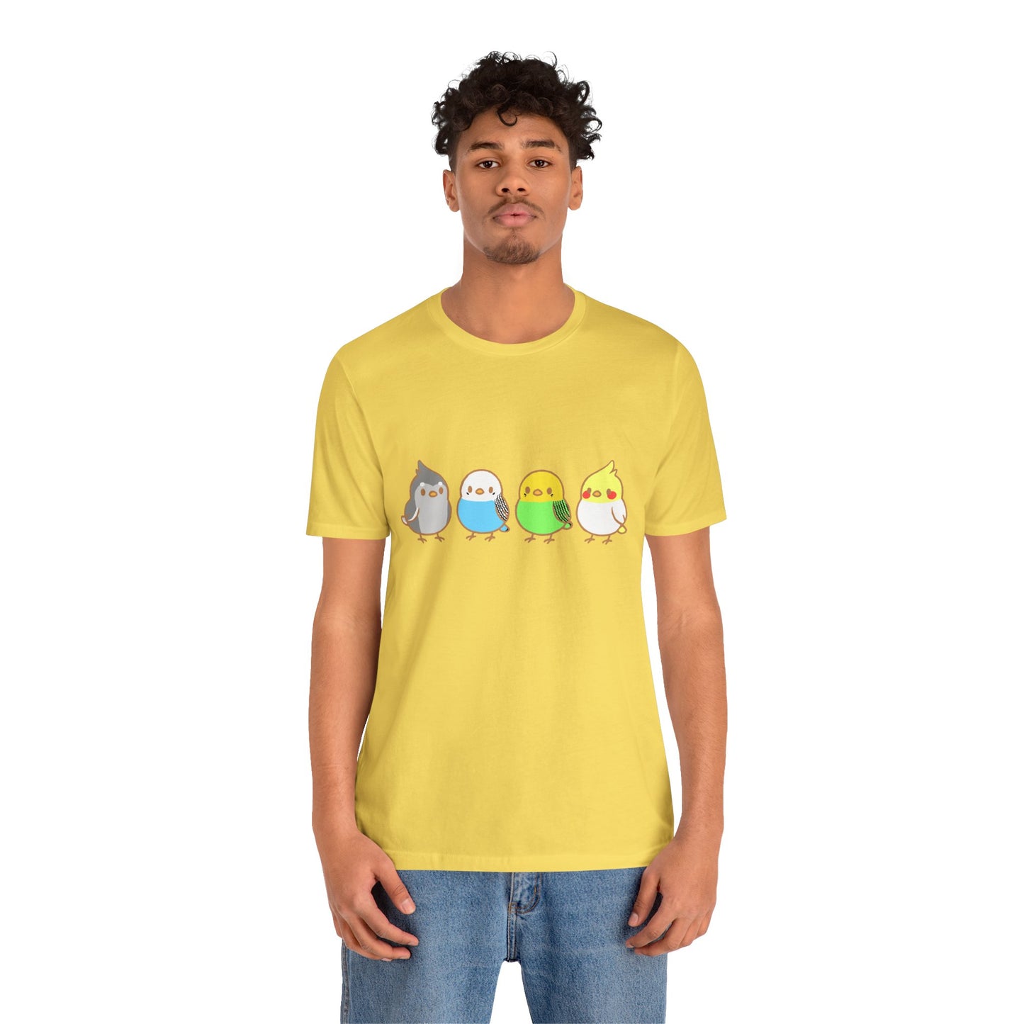 Chirpy Flock Bird T-Shirt – Cute Tee for Animal Lovers - WhimSpin - https://whimspin.com