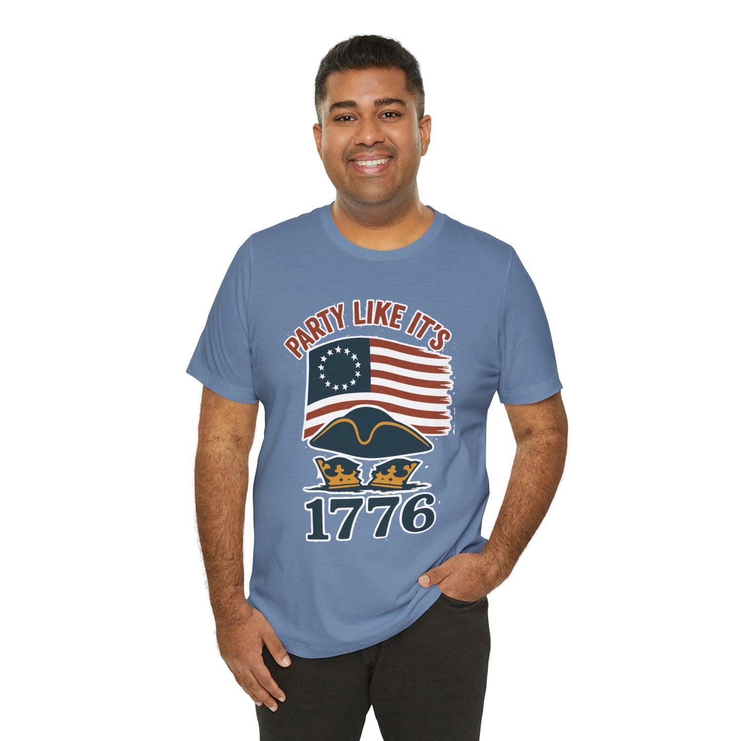 Party Like It’s 1776 T-Shirt – Revolutionary Spirit USA Tee - WhimSpin - https://whimspin.com