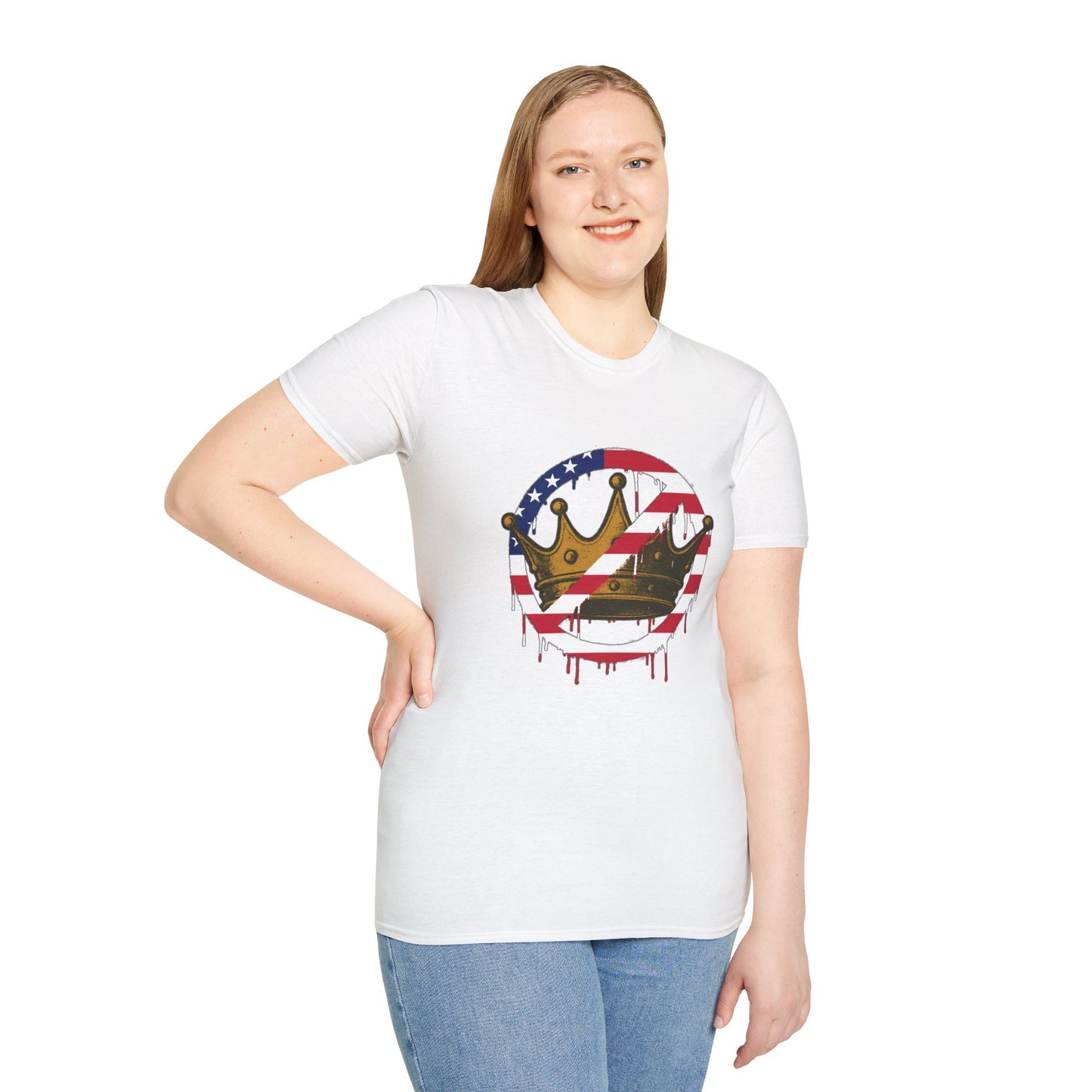 No Kings Protest T-Shirt – Anti-Authoritarian Democracy Graphic Tee