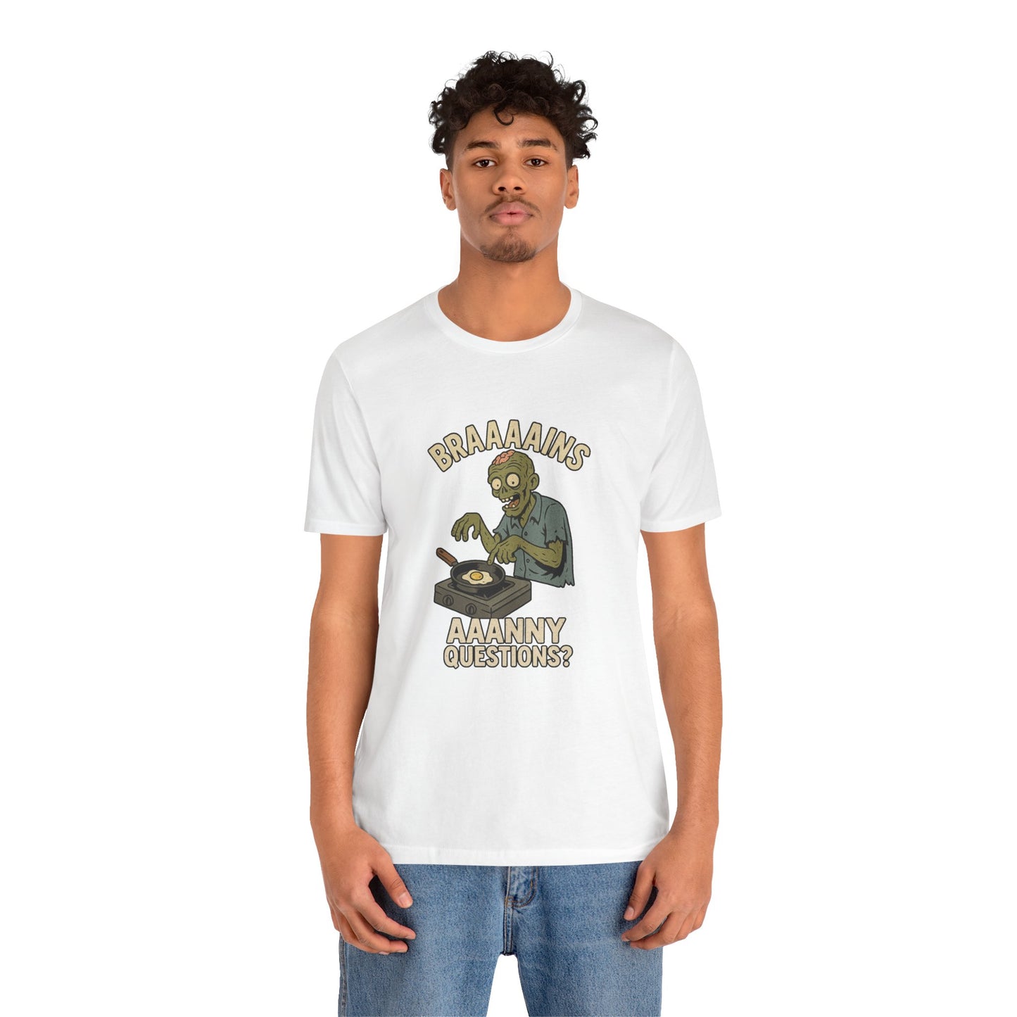 Zombie Brains on Drugs T-Shirt – Funny Halloween Cooking Tee