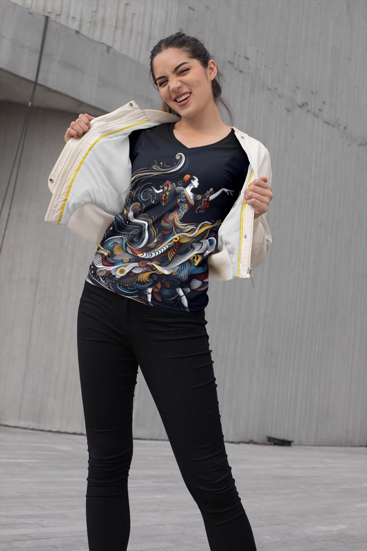 Flamenco Dancer All Over Print Shirt– Bold Spanish Art Tee