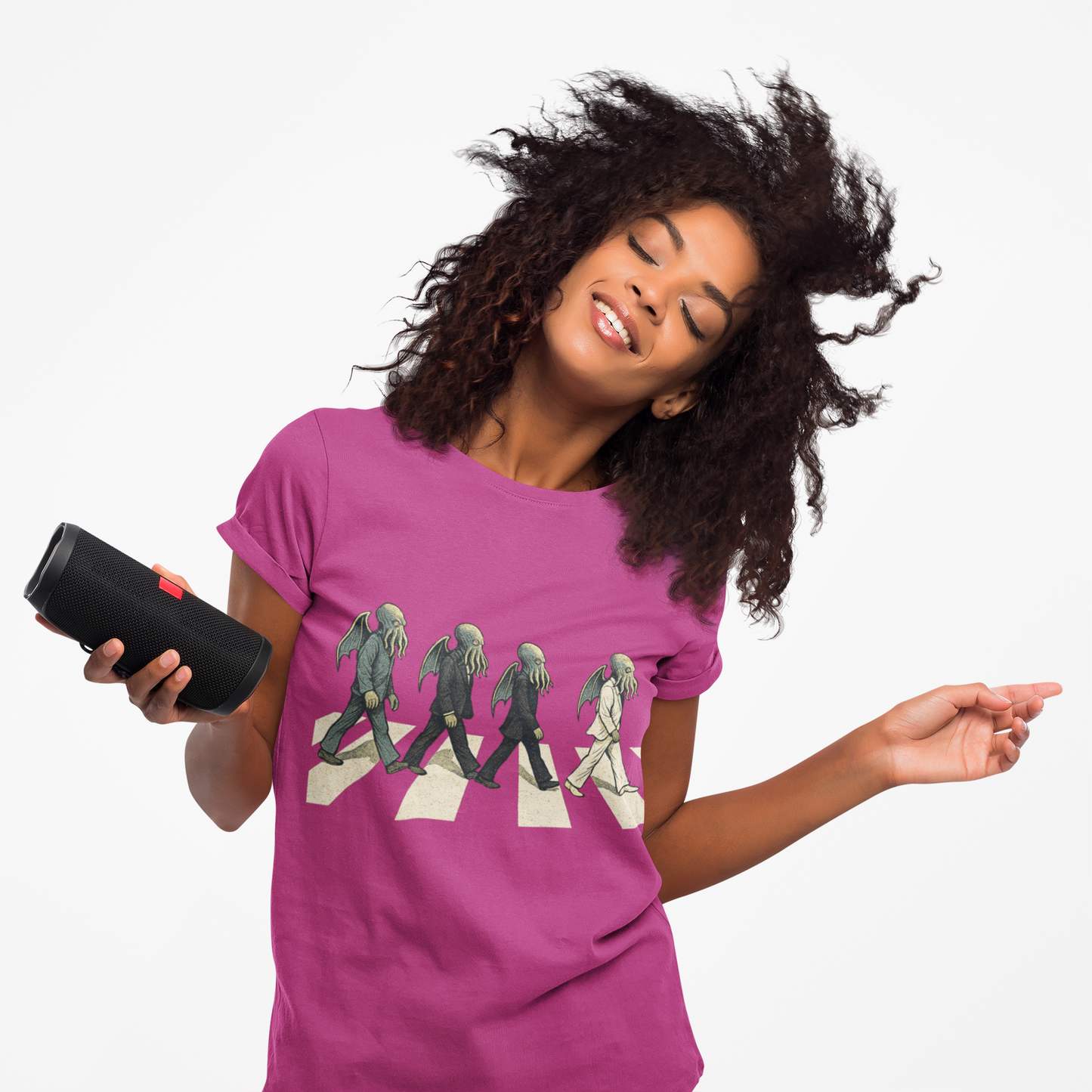 Cthulhu Crossing T-Shirt – Beatles Abbey Road Parody Tee | WhimSpin - WhimSpin - https://whimspin.com