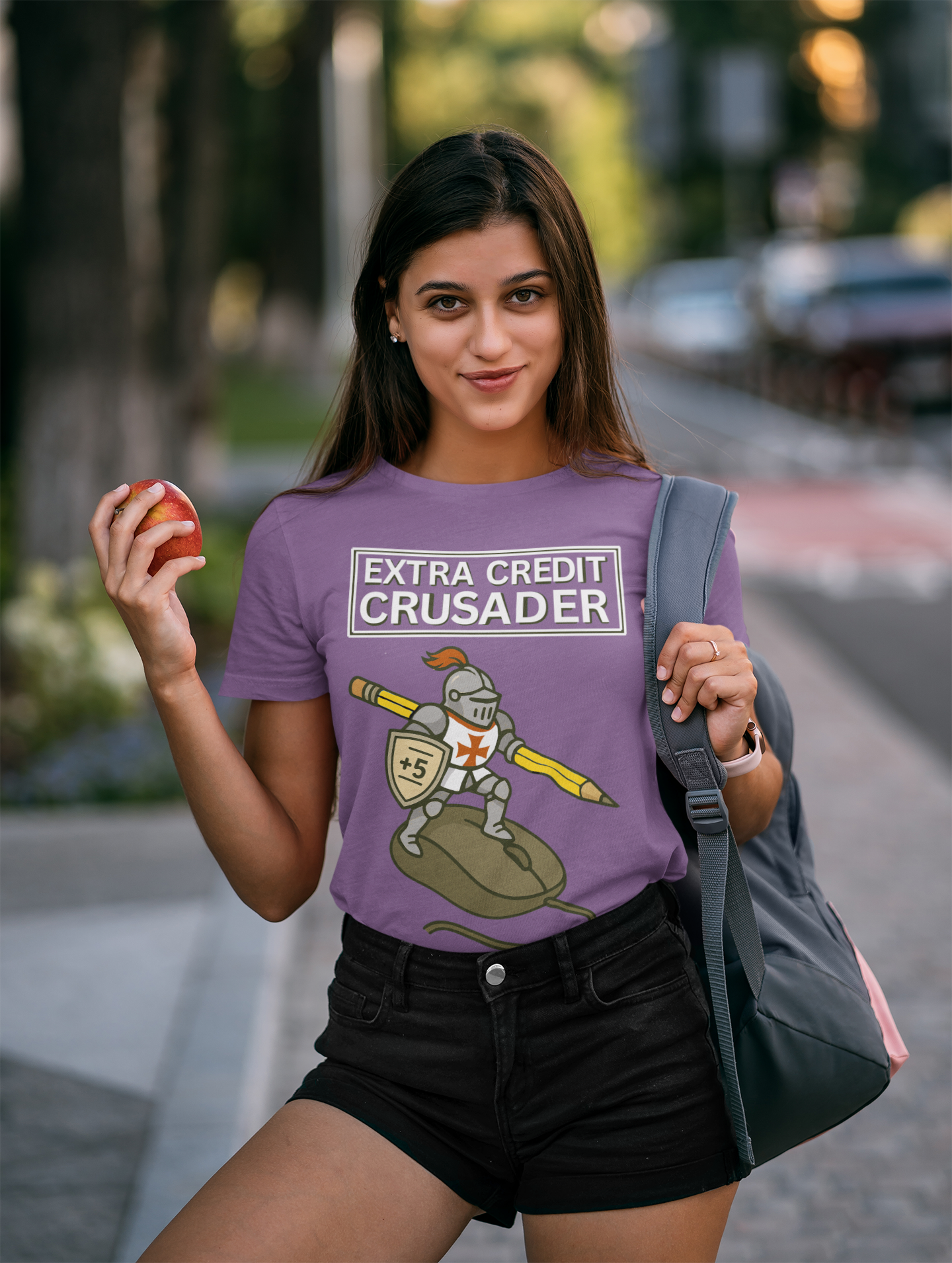 Extra Credit Crusader T-Shirt – Funny Back-to-School Teacher Tee