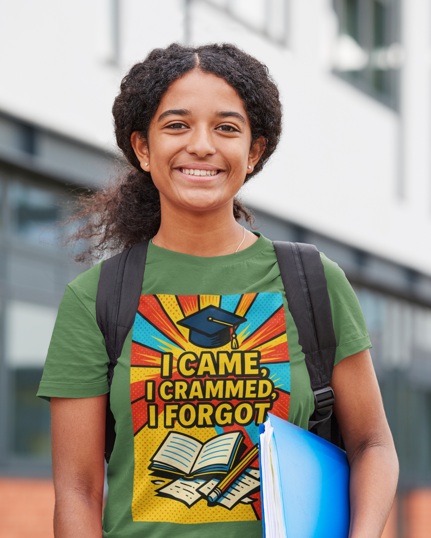 I Came, I Crammed, I Forgot T-Shirt | Funny Exam & Graduation Tee
