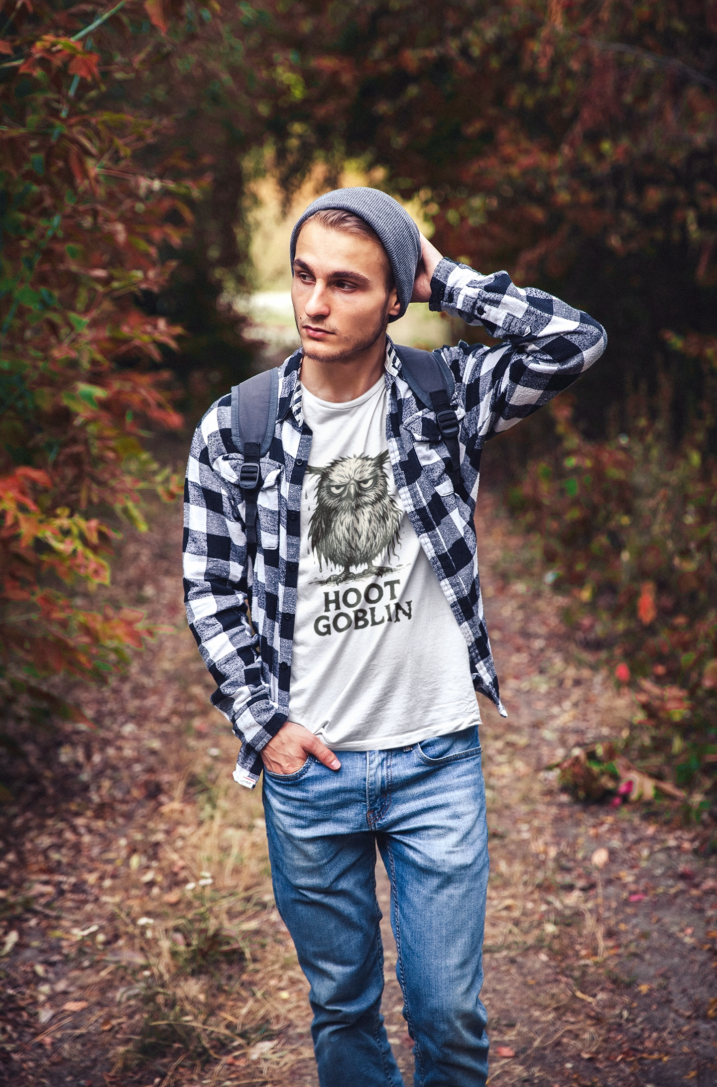 Hoot Goblin T-Shirt – Funny Owl Tee for Night Owls & Mischief Makers