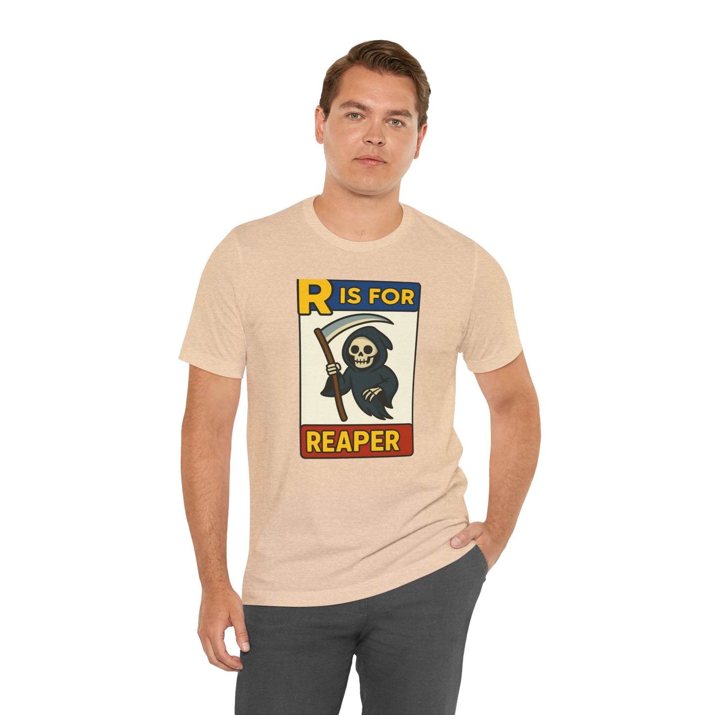 R Is for Reaper T-Shirt – Cute Grim Reaper Shirt from the Monster Alphabet Series
