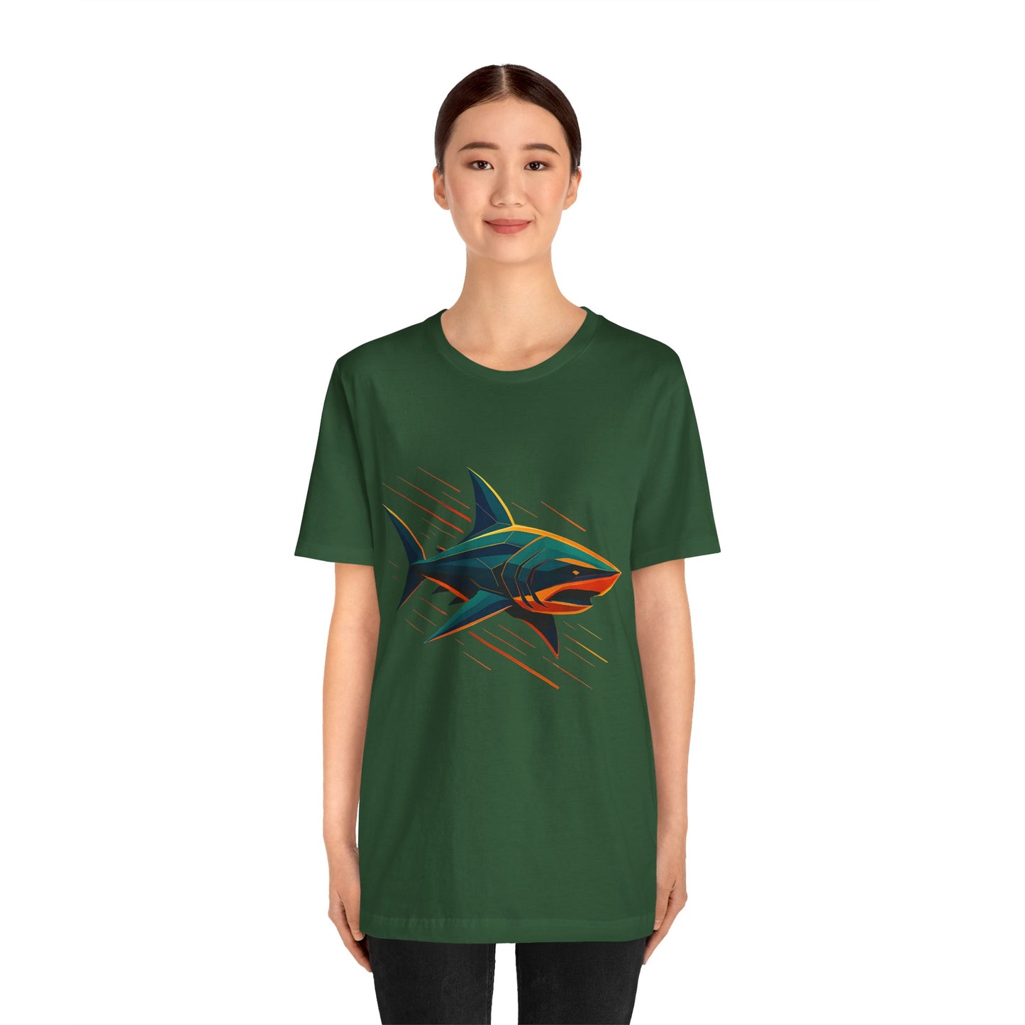 Electric Apex Shark T-Shirt – Bold Ocean Graphic Tee - WhimSpin - https://whimspin.com
