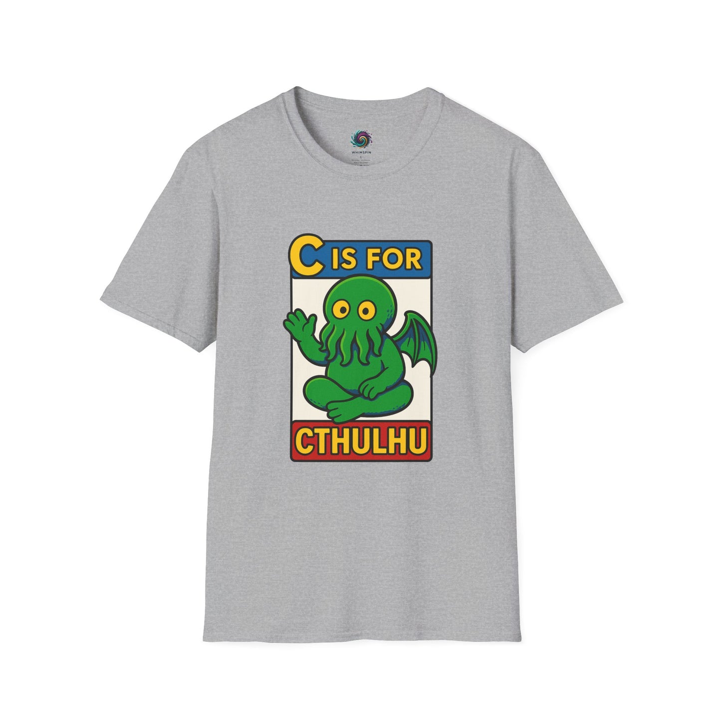 C is for Cthulhu Graphic Tee – Funny Cthulhu Shirt - WhimSpin - https://whimspin.com