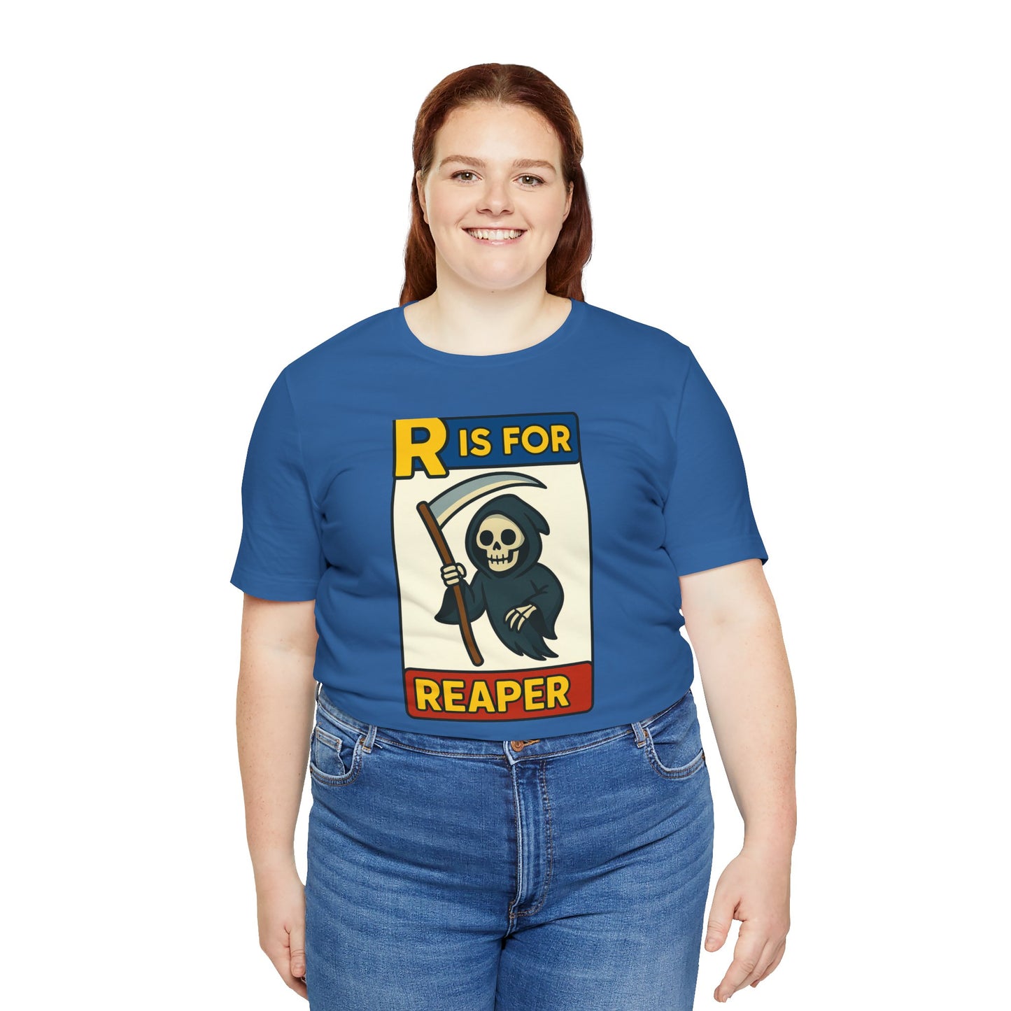 R Is for Reaper T-Shirt – Cute Grim Reaper Shirt from the Monster Alphabet Series