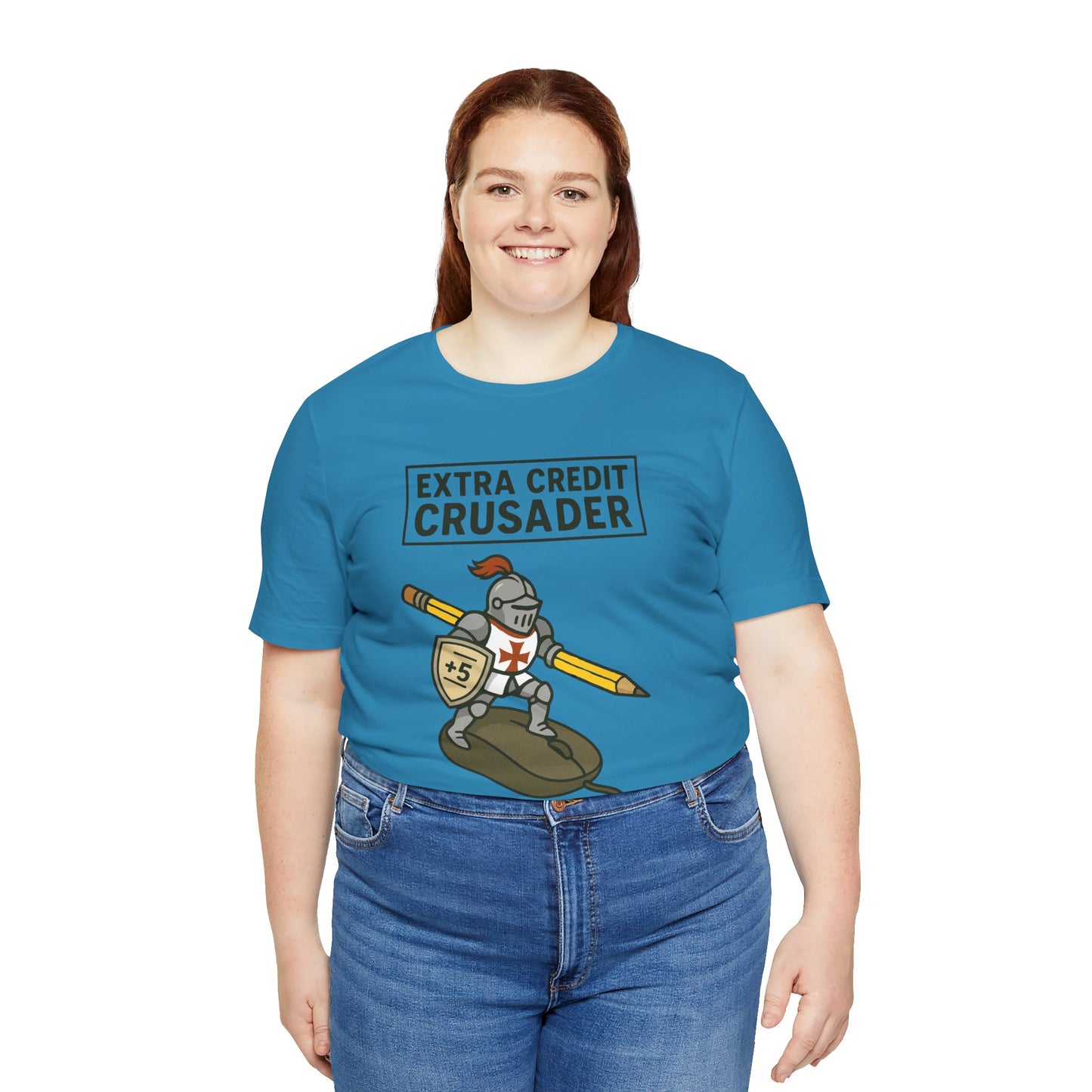 Extra Credit Crusader T-Shirt – Funny Back-to-School Teacher Tee