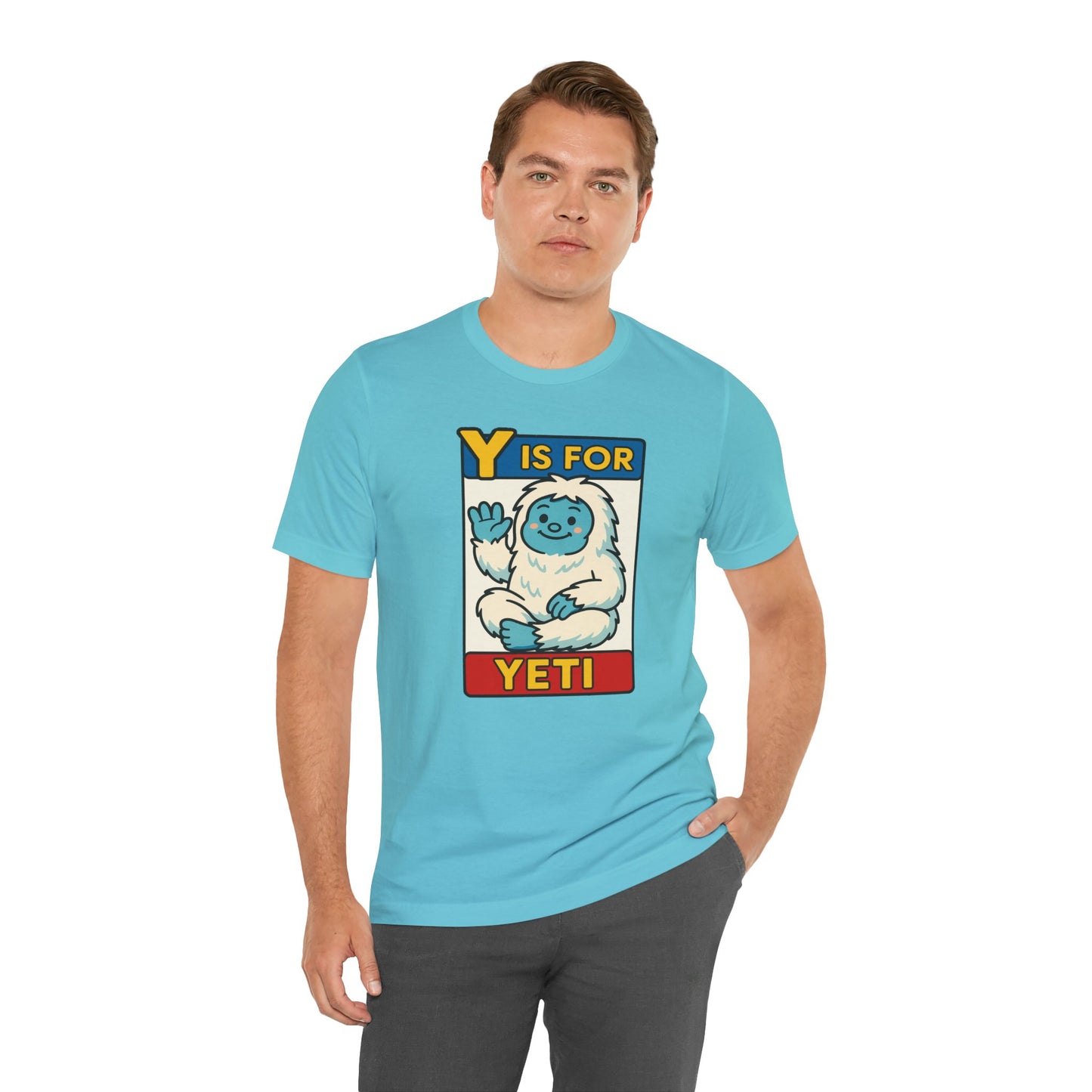 Y Is for Yeti T-Shirt – Cute Winter Monster Tee from the Monster Alphabet Series