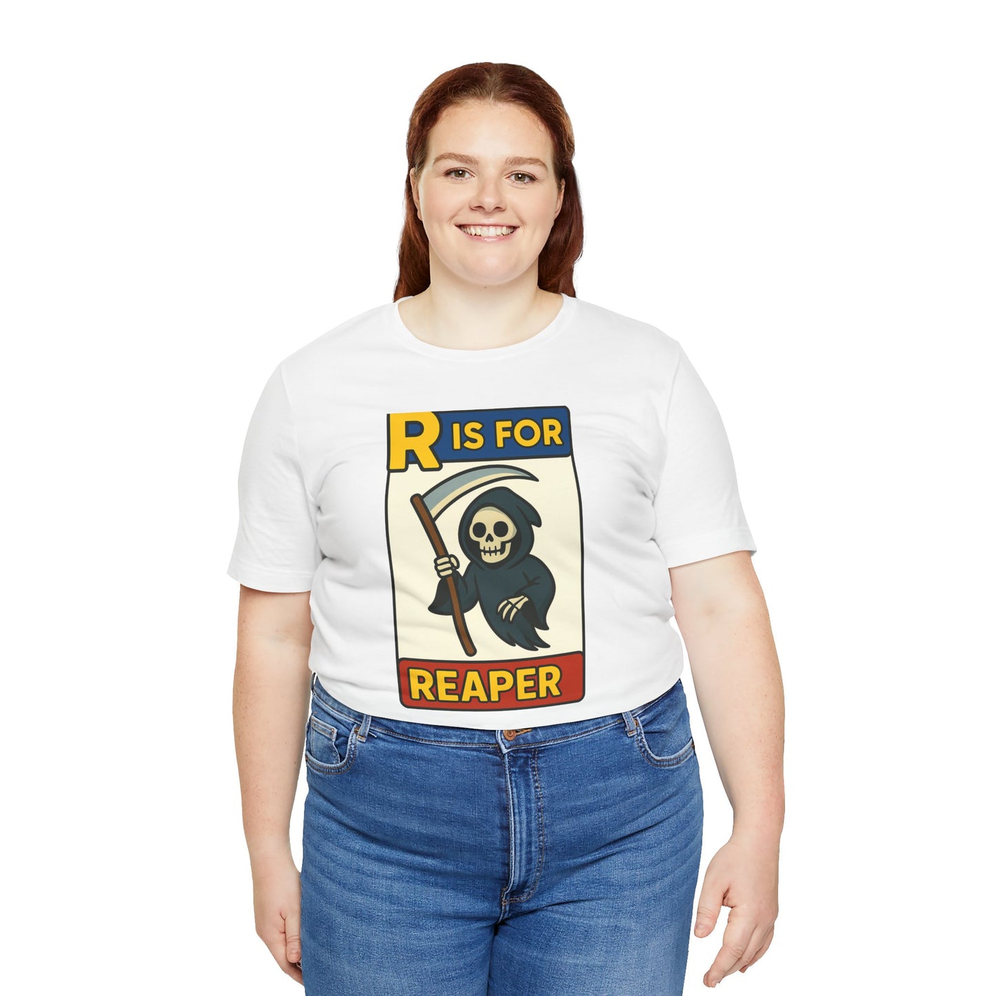 R Is for Reaper T-Shirt – Cute Grim Reaper Shirt from the Monster Alphabet Series