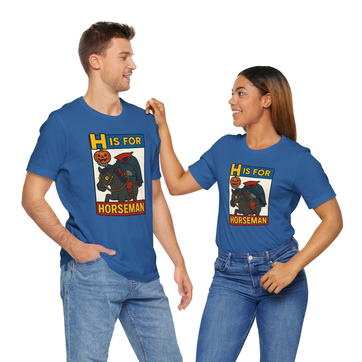 H Is for Horseman Shirt – Headless Horseman Halloween Tee