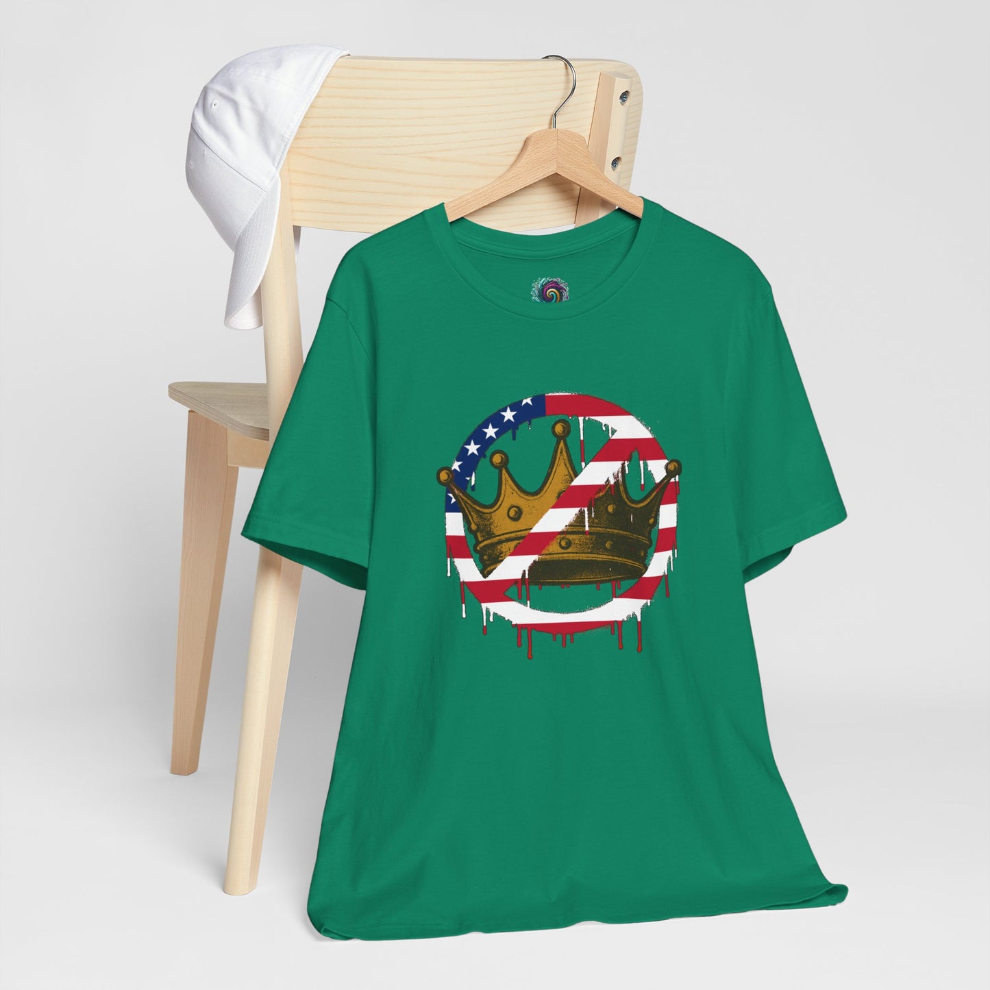 No Kings Protest T-Shirt – Anti-Authoritarian Democracy Graphic Tee