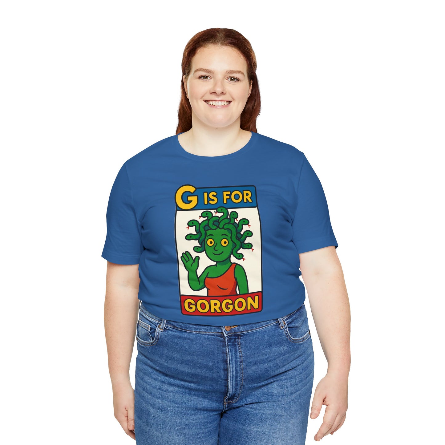 G Is for Gorgon T-Shirt – Funny Gorgon Legend Alphabet Tee