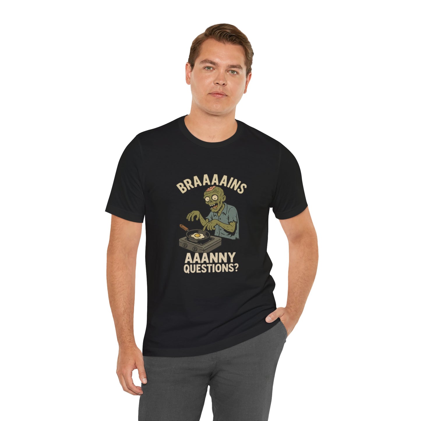 Zombie Brains on Drugs T-Shirt – Funny Halloween Cooking Tee