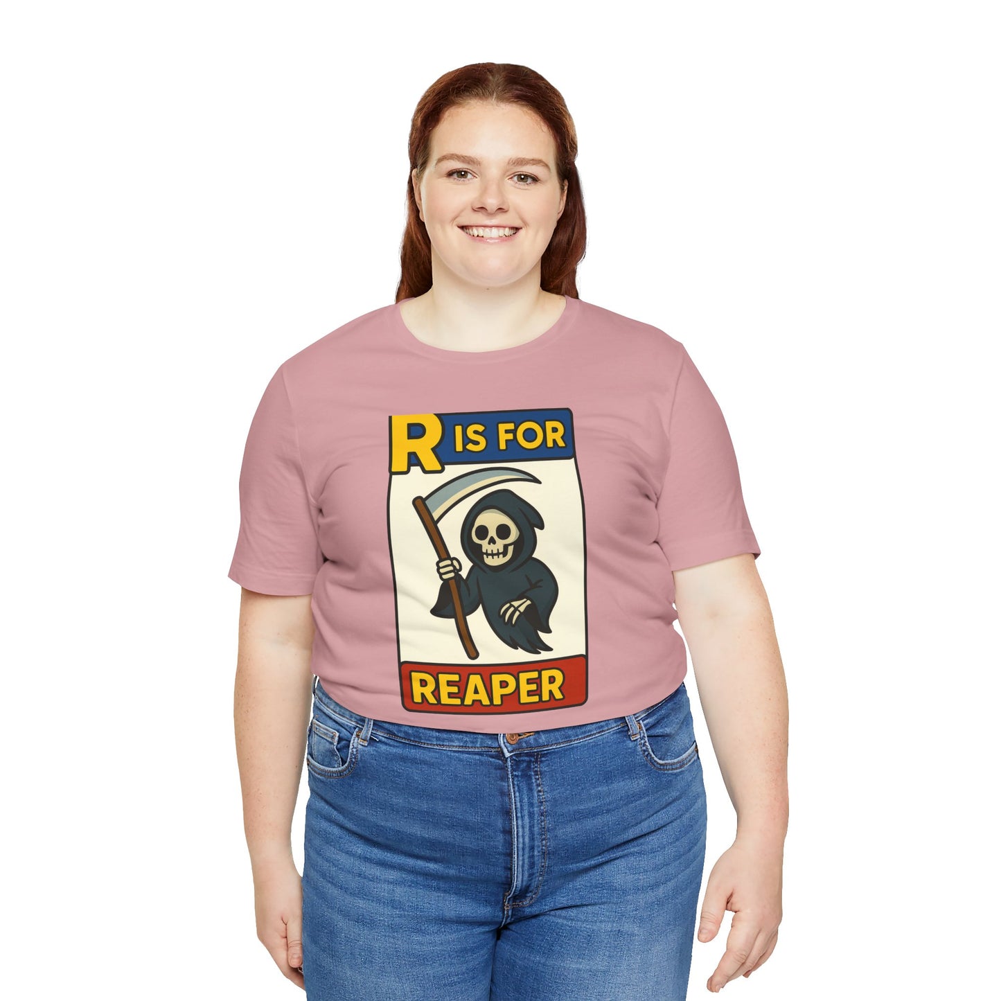 R Is for Reaper T-Shirt – Cute Grim Reaper Shirt from the Monster Alphabet Series