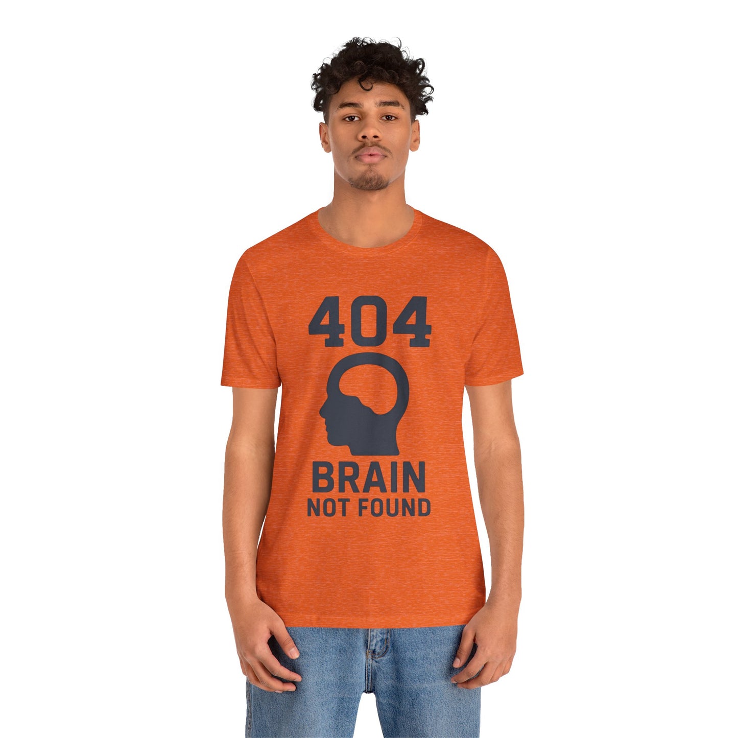 404 Brain Not Found T-Shirt – Techie Humor for Nerds & Geeks