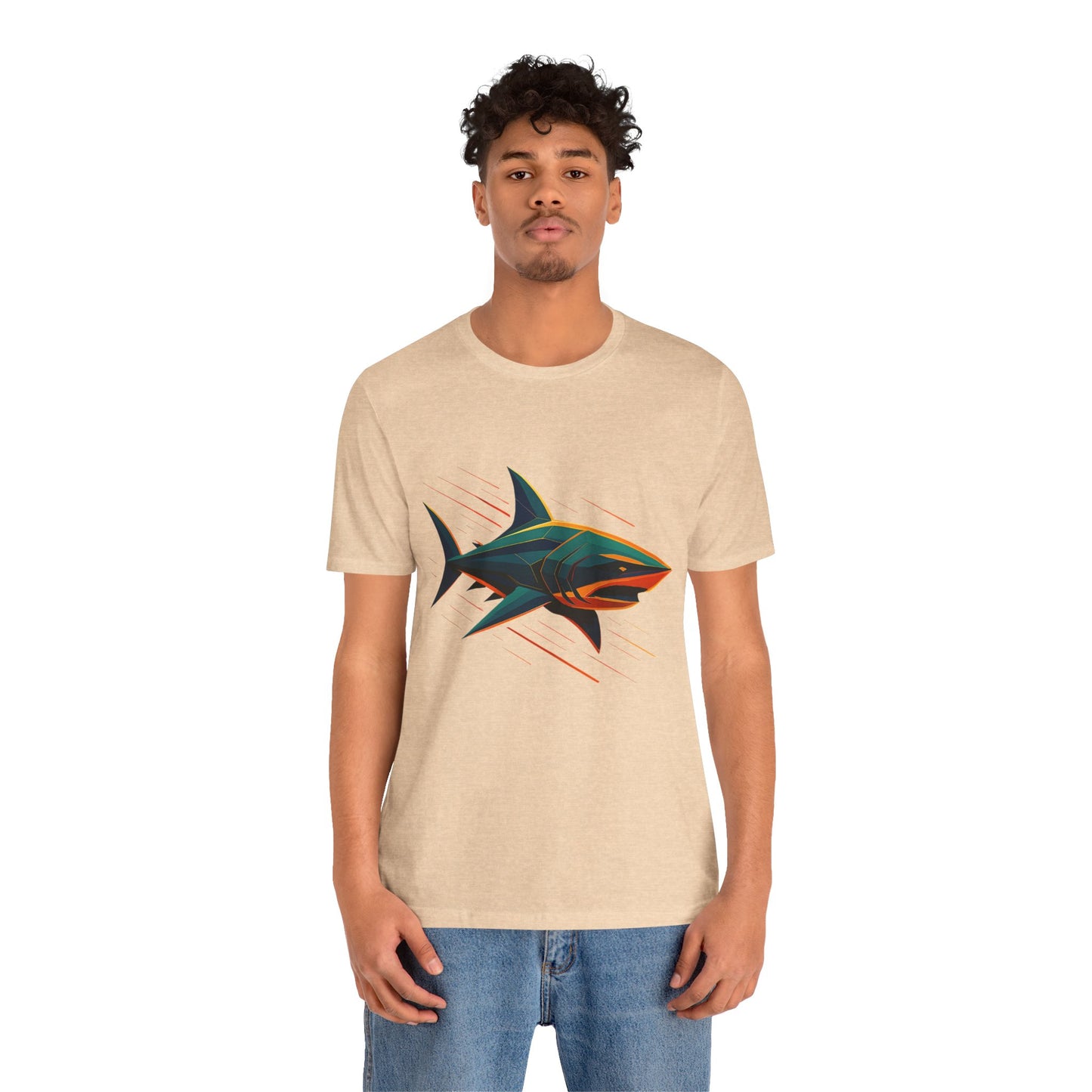 Electric Apex Shark T-Shirt – Bold Ocean Graphic Tee - WhimSpin - https://whimspin.com