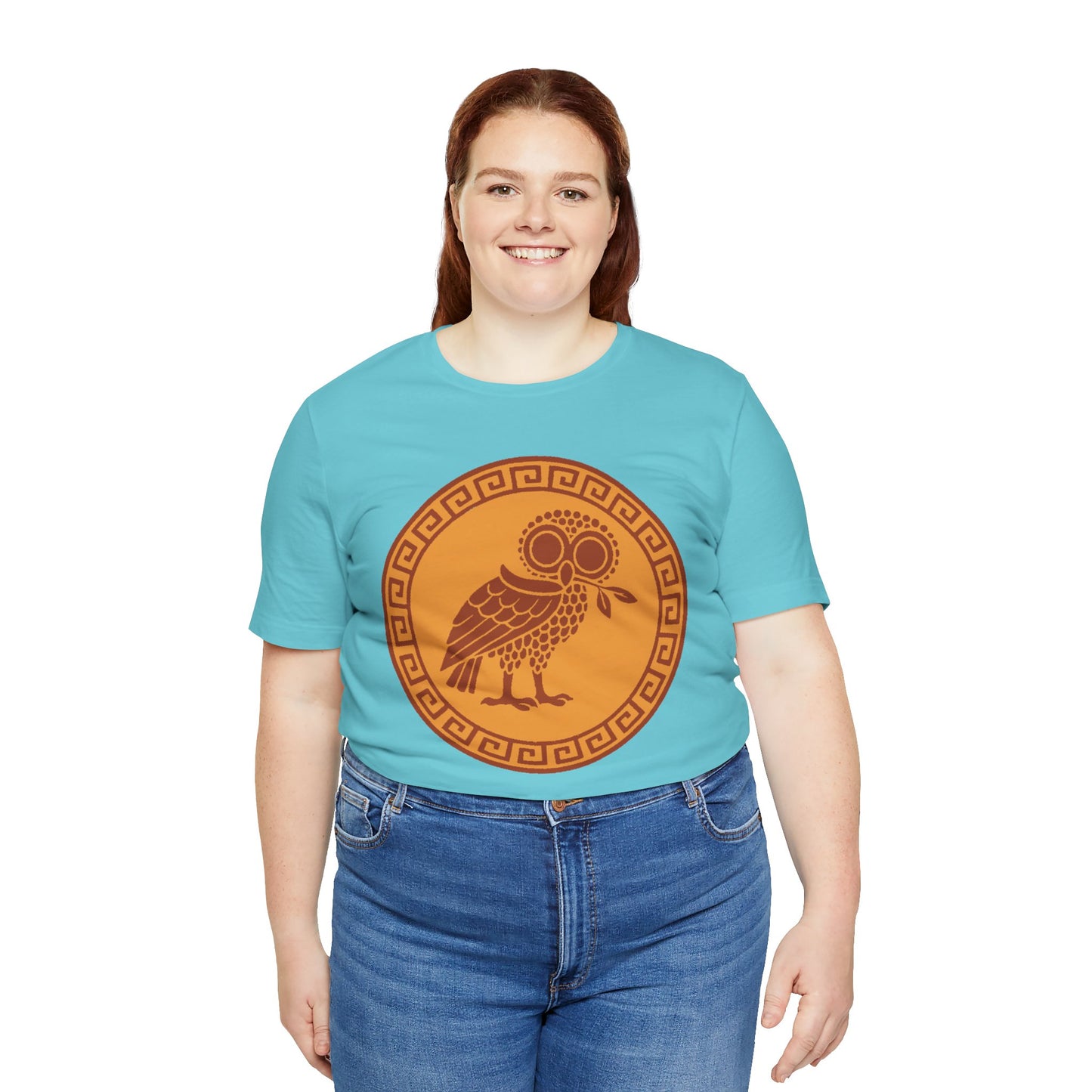 Athena’s Owl T-Shirt – Greek Mythology Bird Tee
