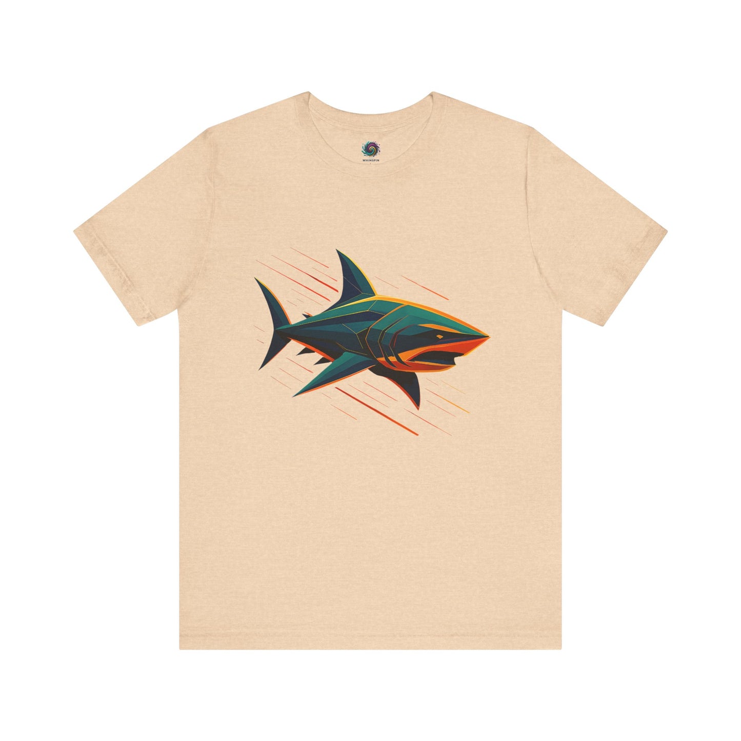 Electric Apex Shark T-Shirt – Bold Ocean Graphic Tee - WhimSpin - https://whimspin.com
