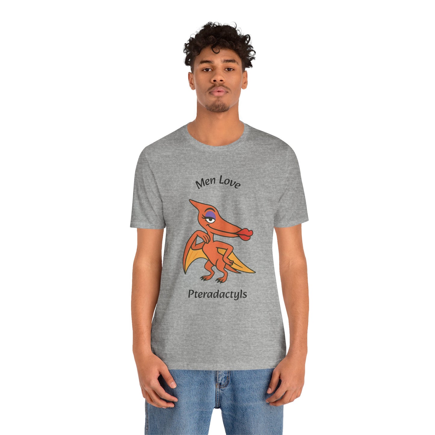 Men Love Pterodactyls Tee – Funny Dinosaur Graphic Shirt - WhimSpin - https://whimspin.com