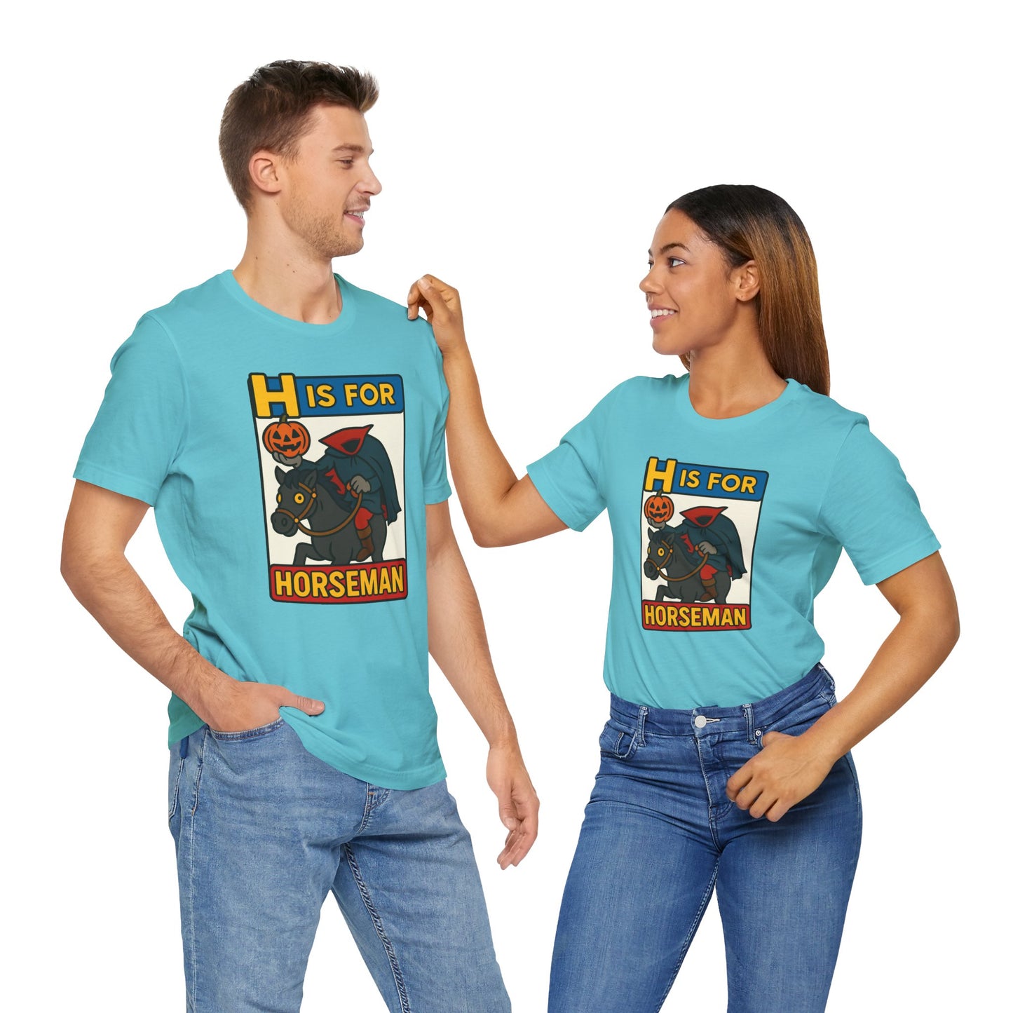 H Is for Horseman Shirt – Headless Horseman Halloween Tee