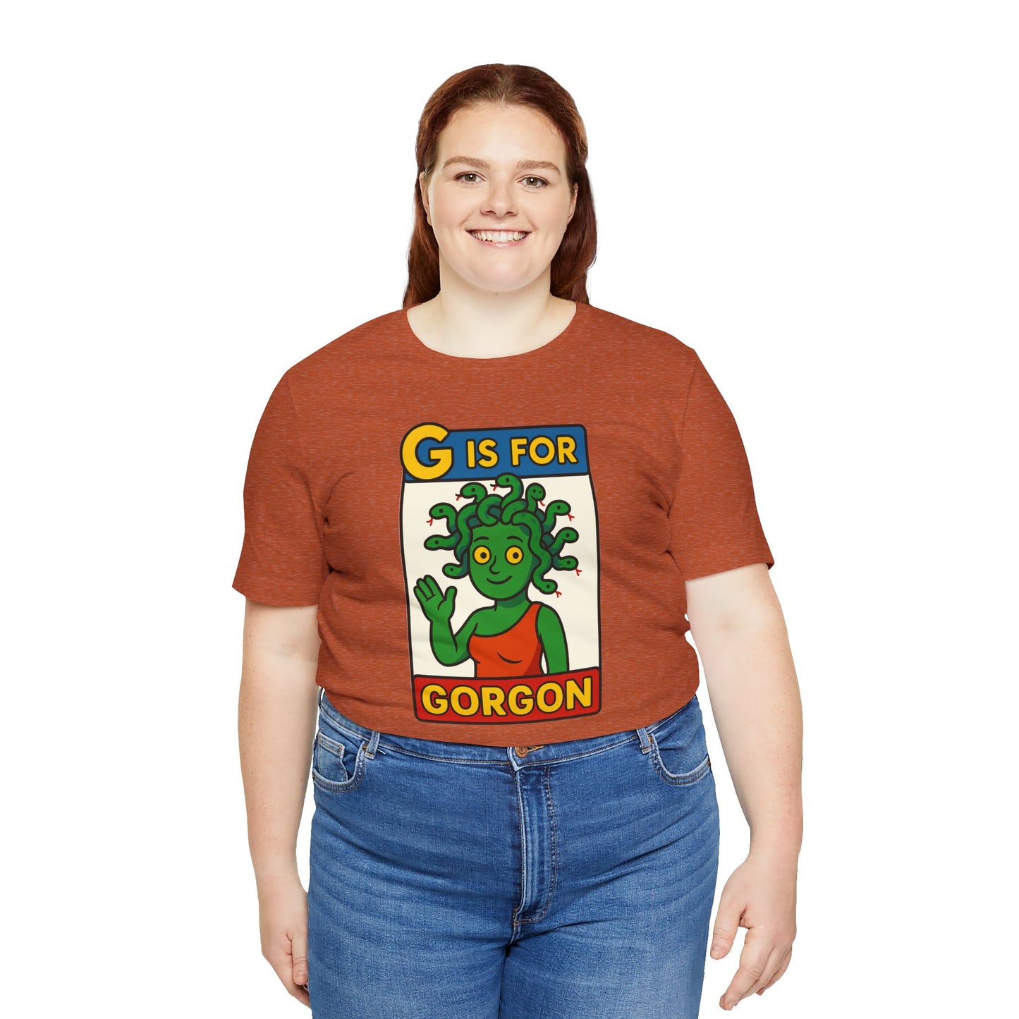 G Is for Gorgon T-Shirt – Funny Gorgon Legend Alphabet Tee