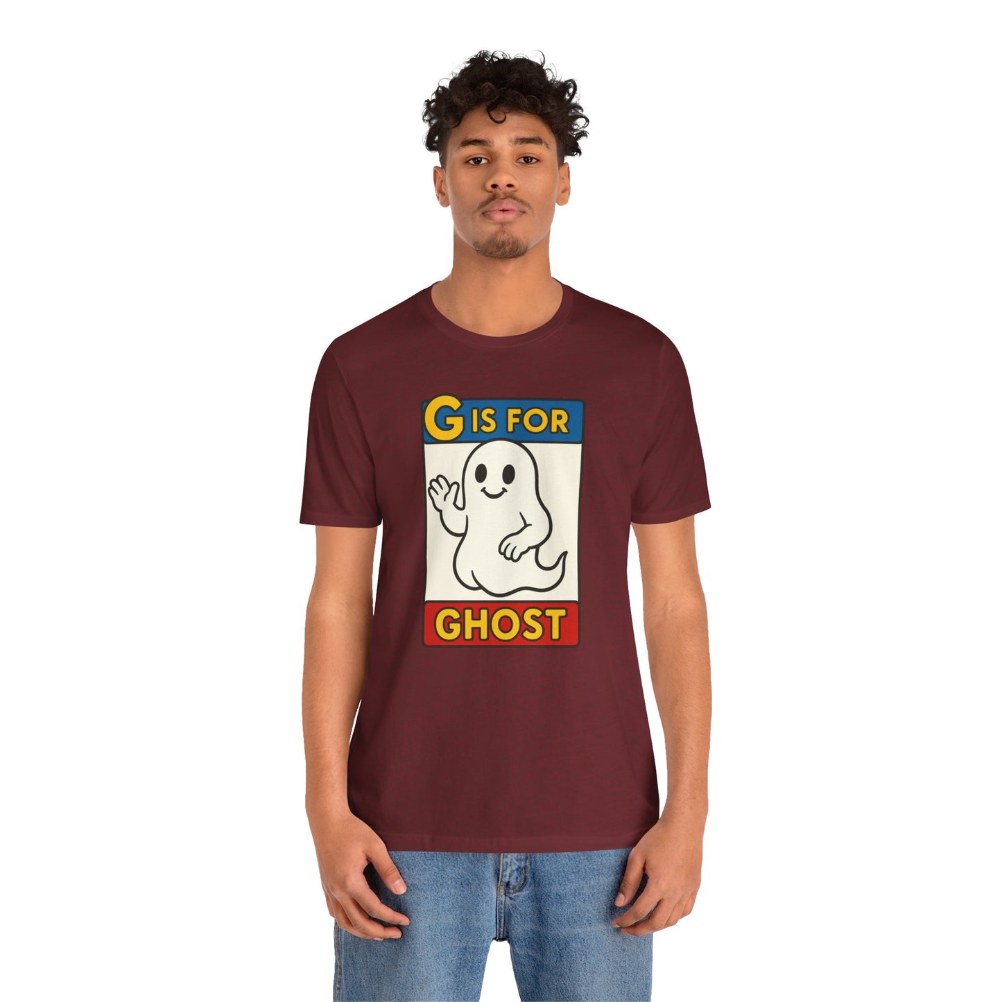 G Is for Ghost Shirt – Funny Monster Alphabet Halloween Tee