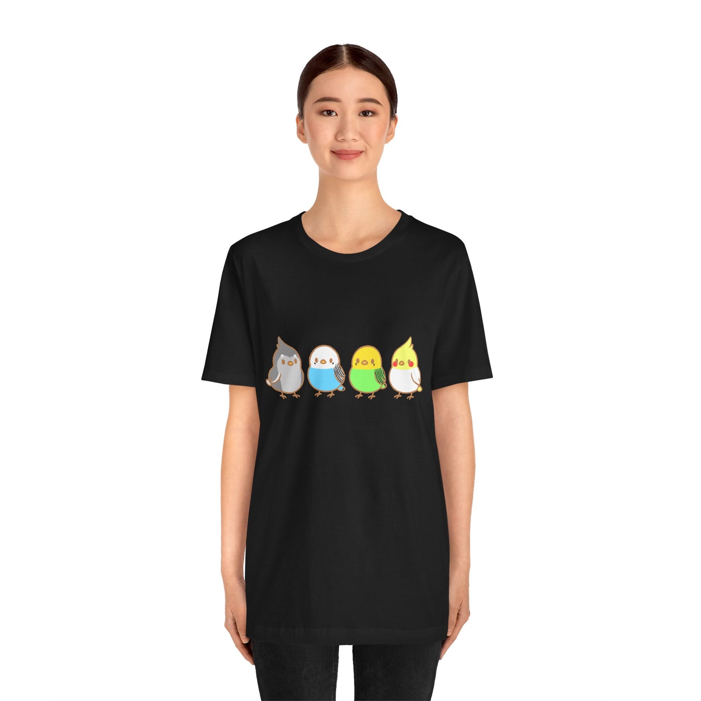 Chirpy Flock Bird T-Shirt – Cute Tee for Animal Lovers - WhimSpin - https://whimspin.com