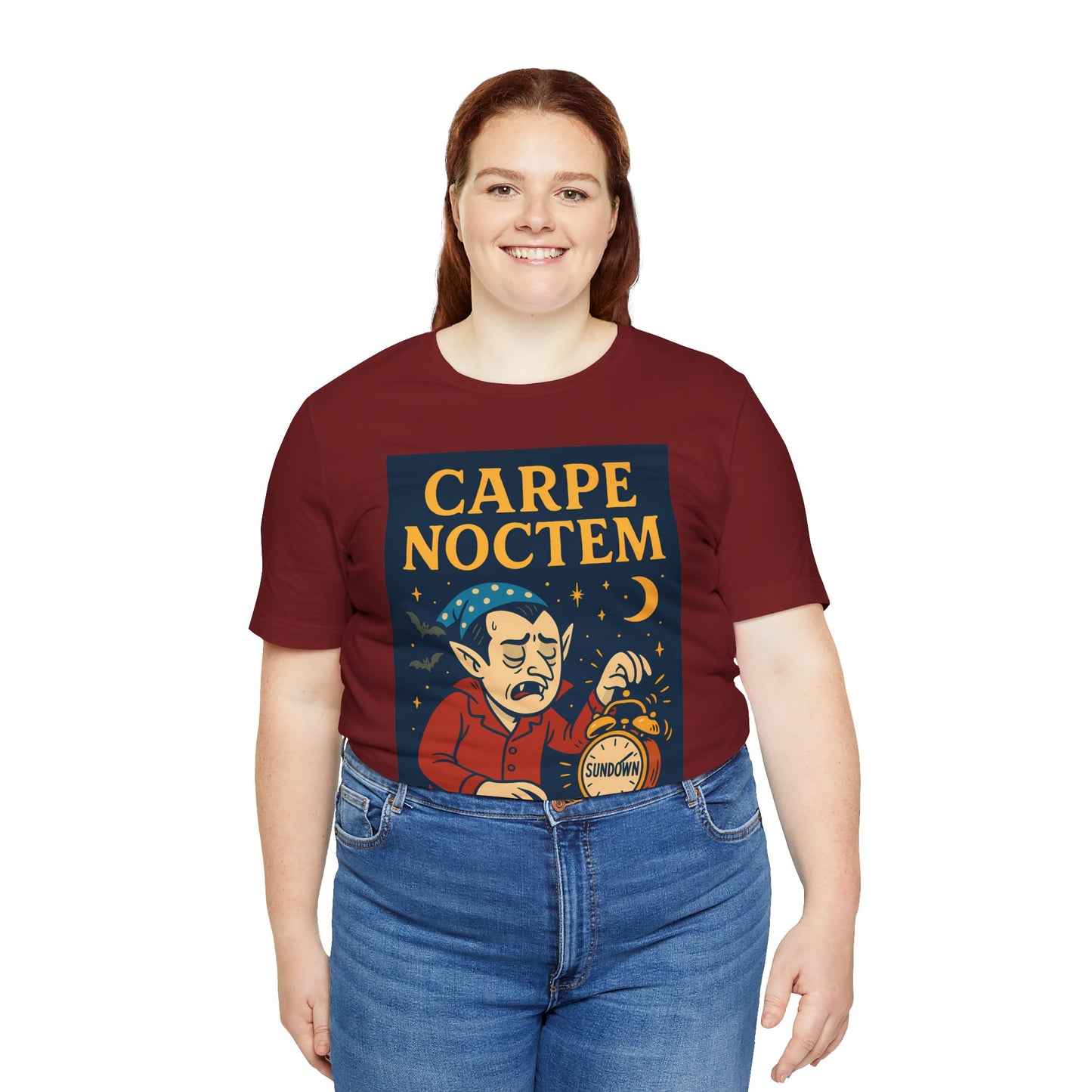 Carpe Noctem Vampire T-Shirt – Funny Halloween Tee for Night Owls