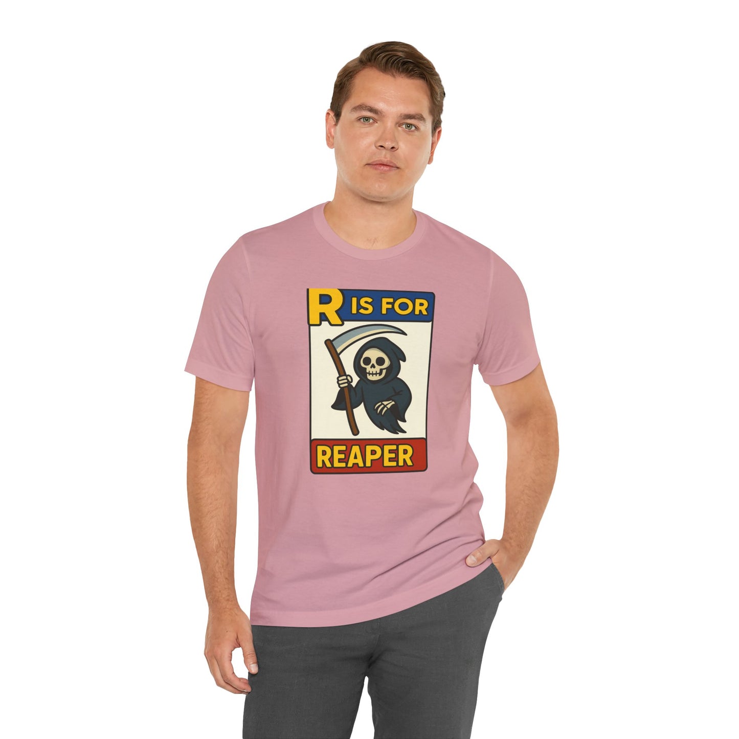 R Is for Reaper T-Shirt – Cute Grim Reaper Shirt from the Monster Alphabet Series