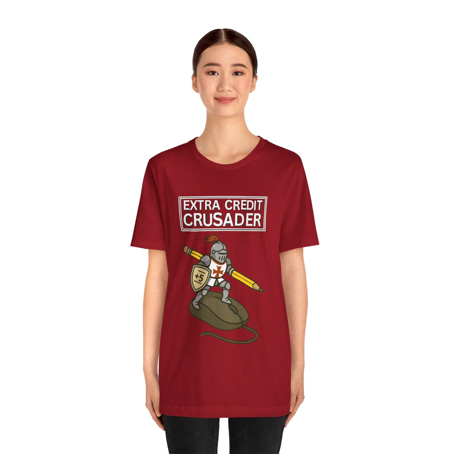 Extra Credit Crusader T-Shirt – Funny Back-to-School Teacher Tee