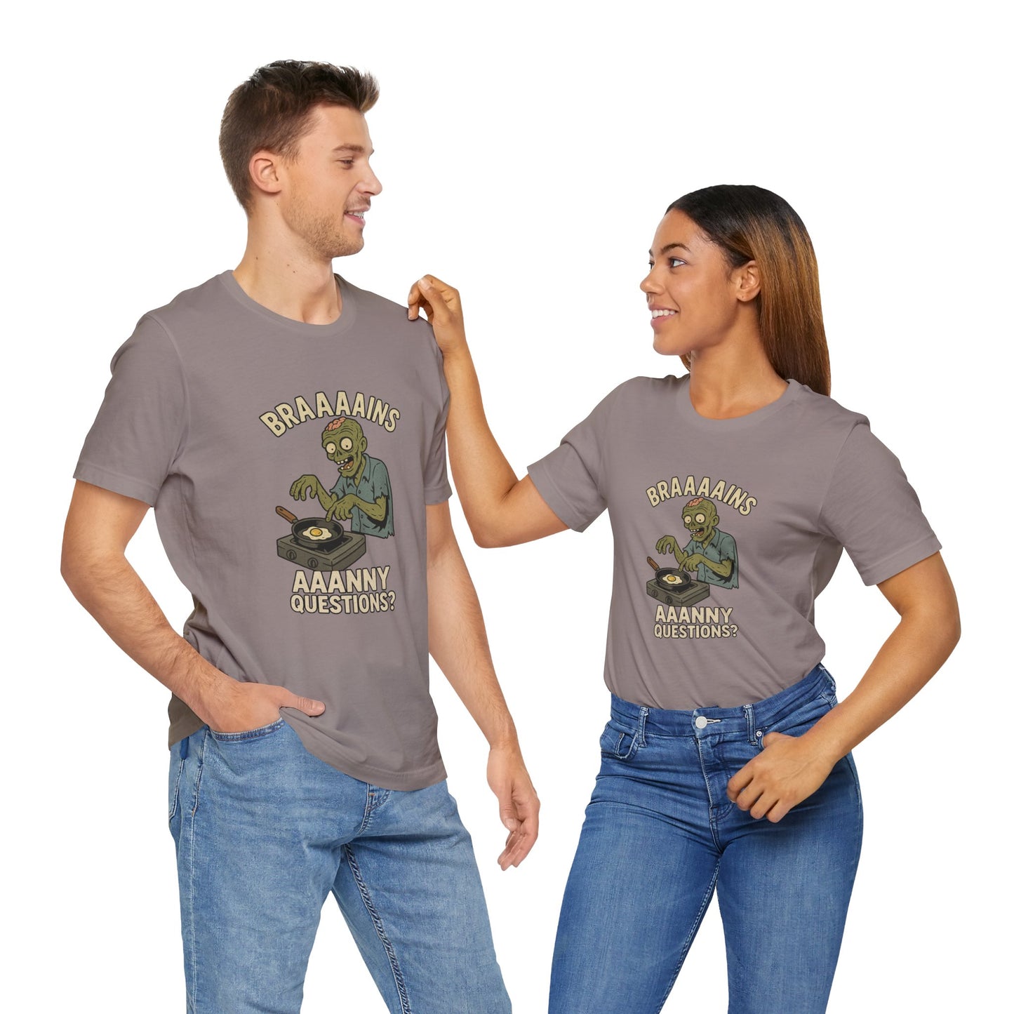 Zombie Brains on Drugs T-Shirt – Funny Halloween Cooking Tee