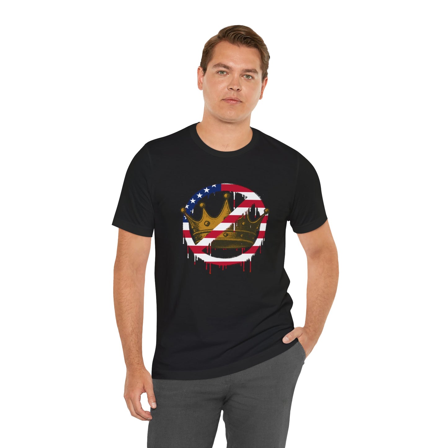 No Kings Protest T-Shirt – Anti-Authoritarian Democracy Graphic Tee