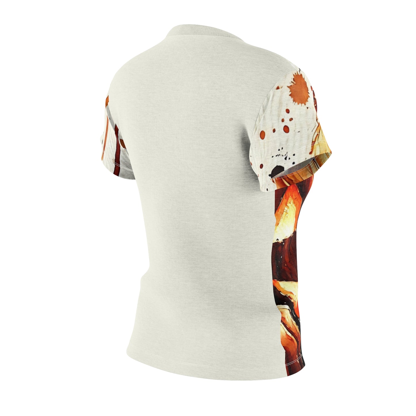 Watercolor Jack-o-Lantern T-Shirt – Women’s Halloween All-Over Print