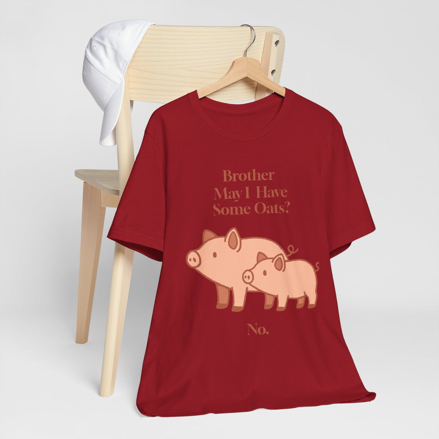 Brother May I Have Some Oats T-Shirt – Funny Viral Pig Meme Tee